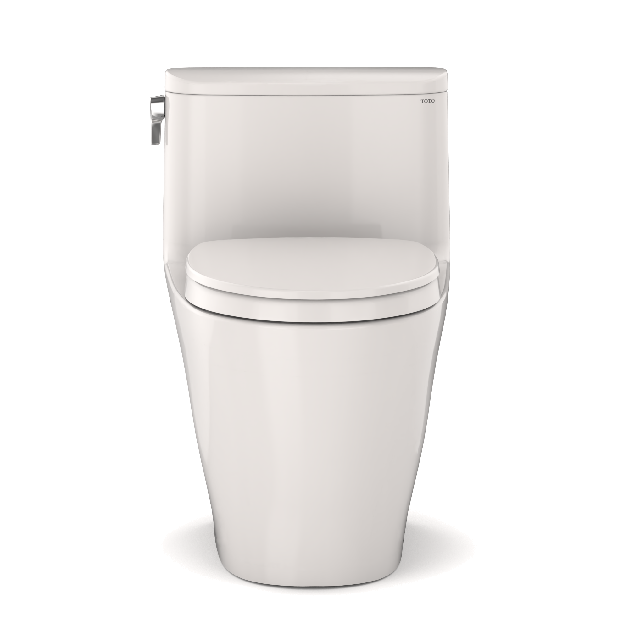Alternate Image for TOTO Nexus One-Piece Elongated 1.28 GPF Universal Height Toilet with CEFIONTECT and SS124 SoftClose Seat, WASHLET+ Ready, Colonial White, Vitreous China, MS642124CEFG#11