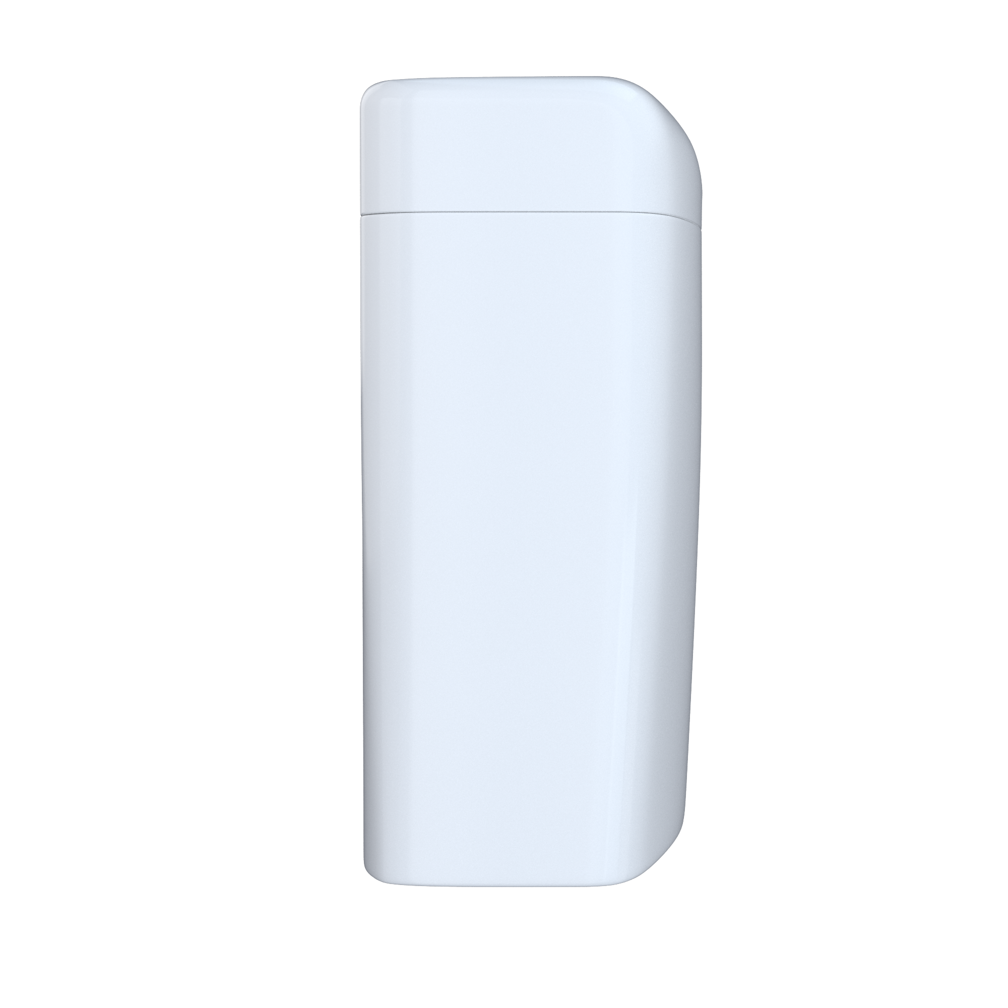 TOTO Aquia IV Cube Dual Flush 1.28 and 0.9 GPF Toilet Tank Only with Right Hand Trip Lever, Cotton White, Vitreous China, ST436EMNR#01