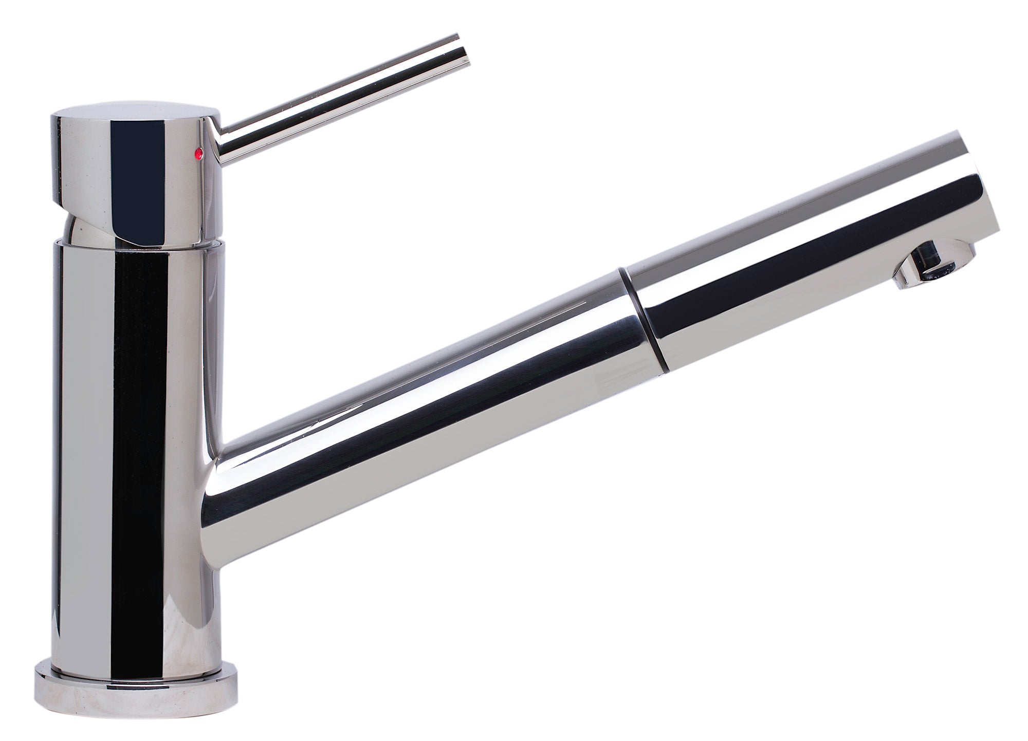 Alternate Image for ALFI Solid Polished Stainless Steel Pull Out Single Hole Kitchen Faucet, AB2025-PSS