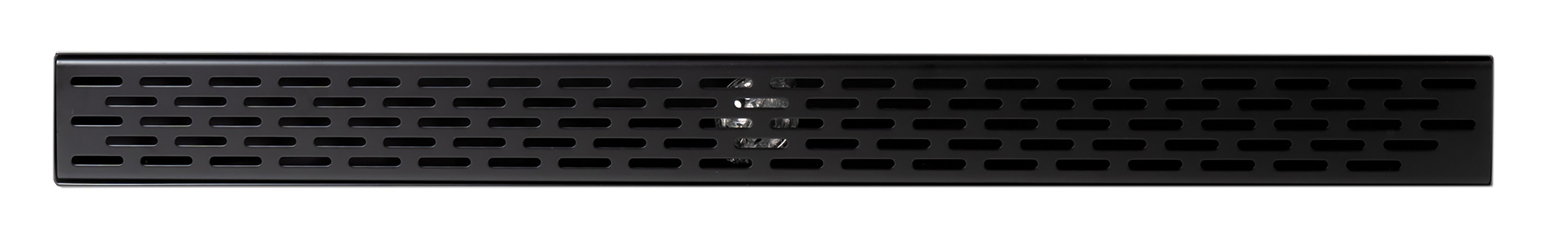 Alternate Image for ALFI brand ABLD32C-BM 32" Black Matte Stainless Steel Linear Shower Drain with Groove Holes