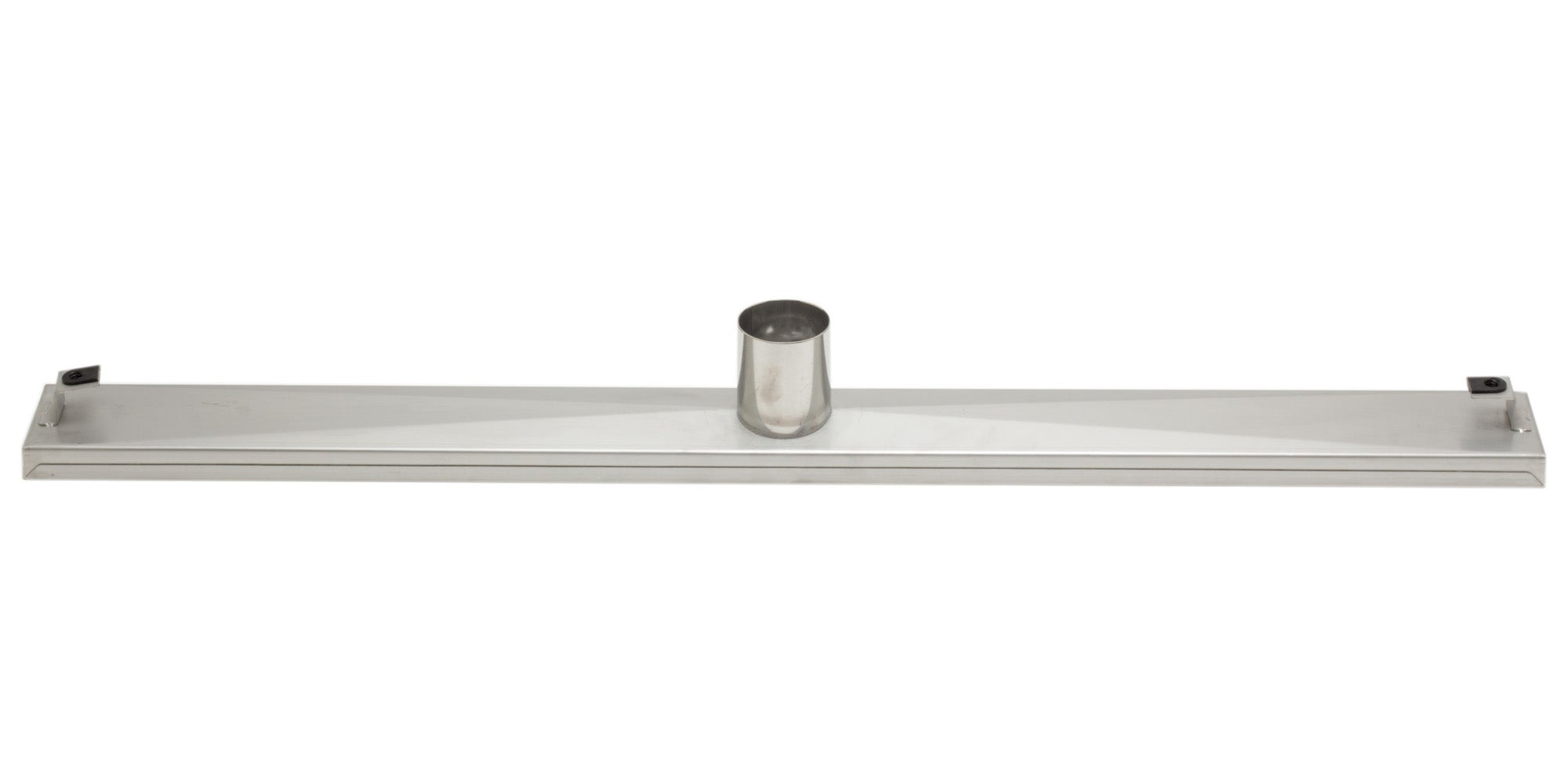 Alternate Image for ALFI brand ABLD32C 32" Modern Stainless Steel Linear Shower Drain with Groove Holes, ABLD32C-BSS