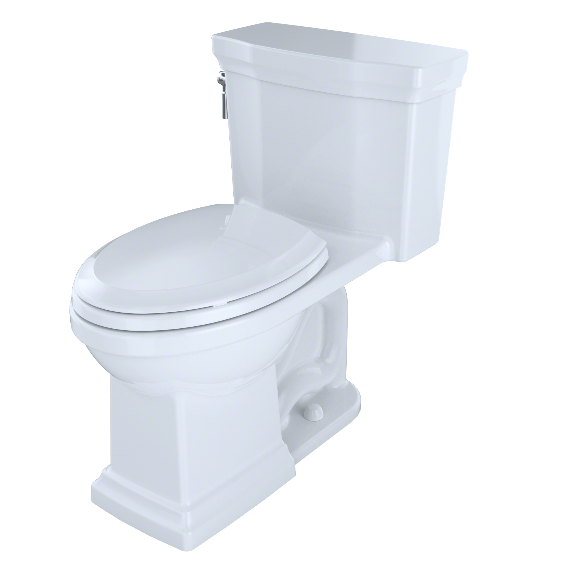 Alternate Image for TOTO Promenade II One-Piece Elongated 1.28 GPF Universal Height Toilet, Ebony, Vitreous China, MS814224CEF#51
