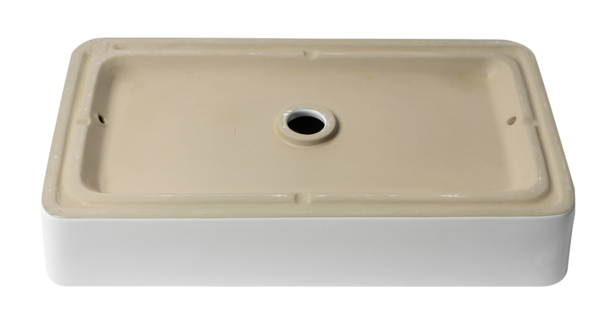 Alternate Image for ALFI brand 24" x 13.63" Rectangle Above Mount Porcelain Bathroom Sink, White, No Faucet Hole, ABC902-W