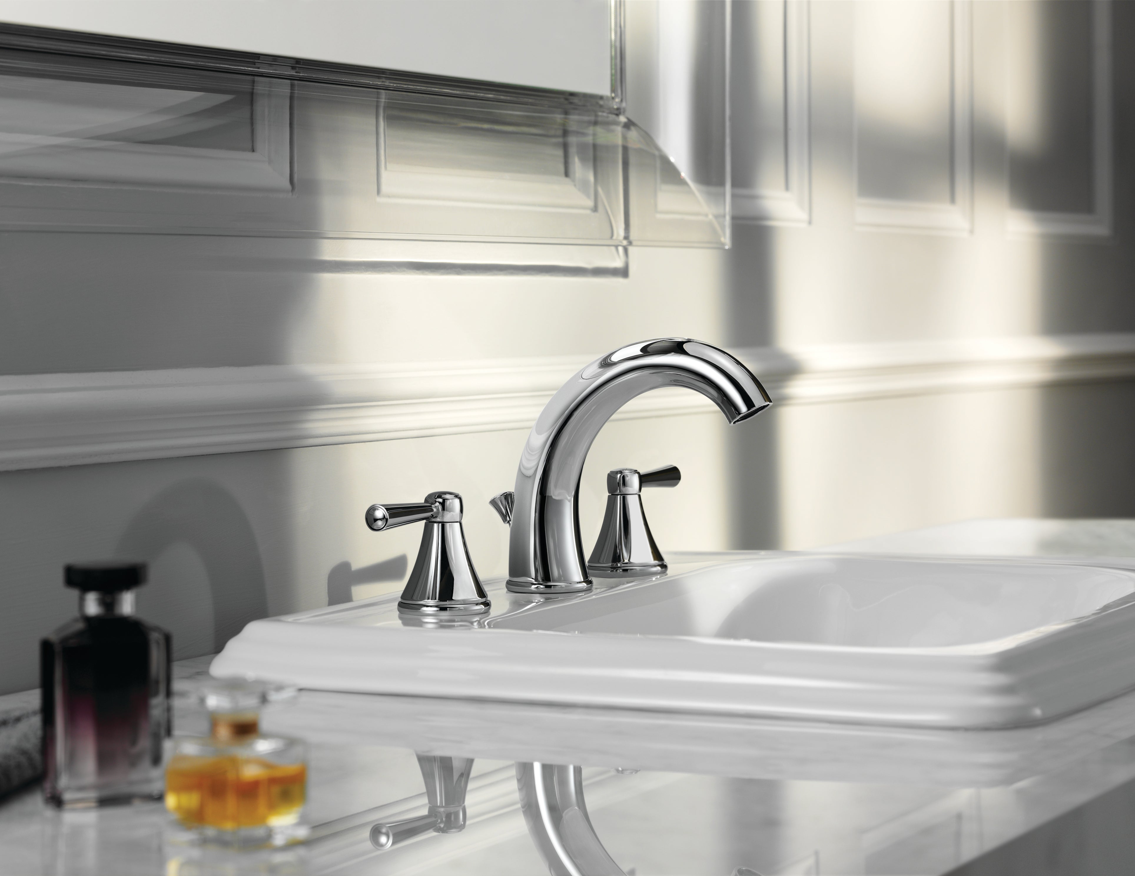 Alternate Image for TOTO Silas Two Handle Widespread 1.5 GPM Bathroom Sink Faucet, Polished Chrome, Brass, TL210DD#CP