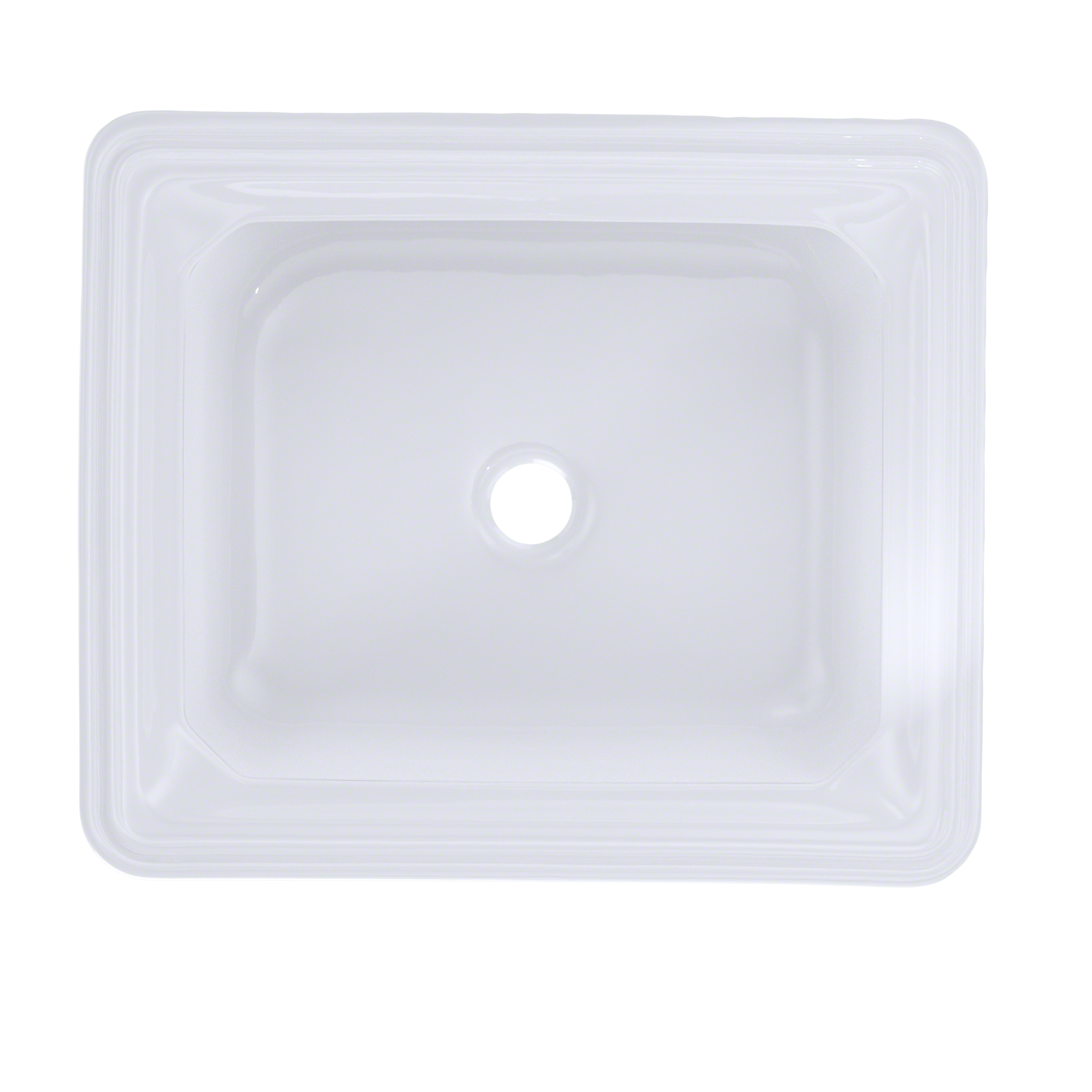 Alternate Image for TOTO Guinevere Rectangular Undermount Bathroom Sink with CEFIONTECT, Cotton White, Vitreous China, LT973G#01