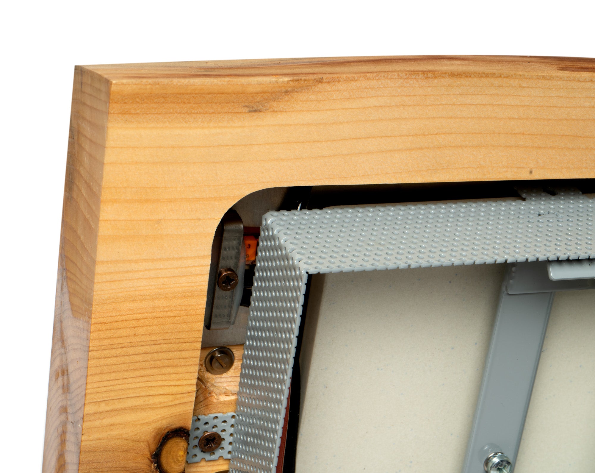 Alternate Image for ALFI brand ABTW3216H 32"x16" Live Edge Cedar Wood Towel Warmer, Natural Wood