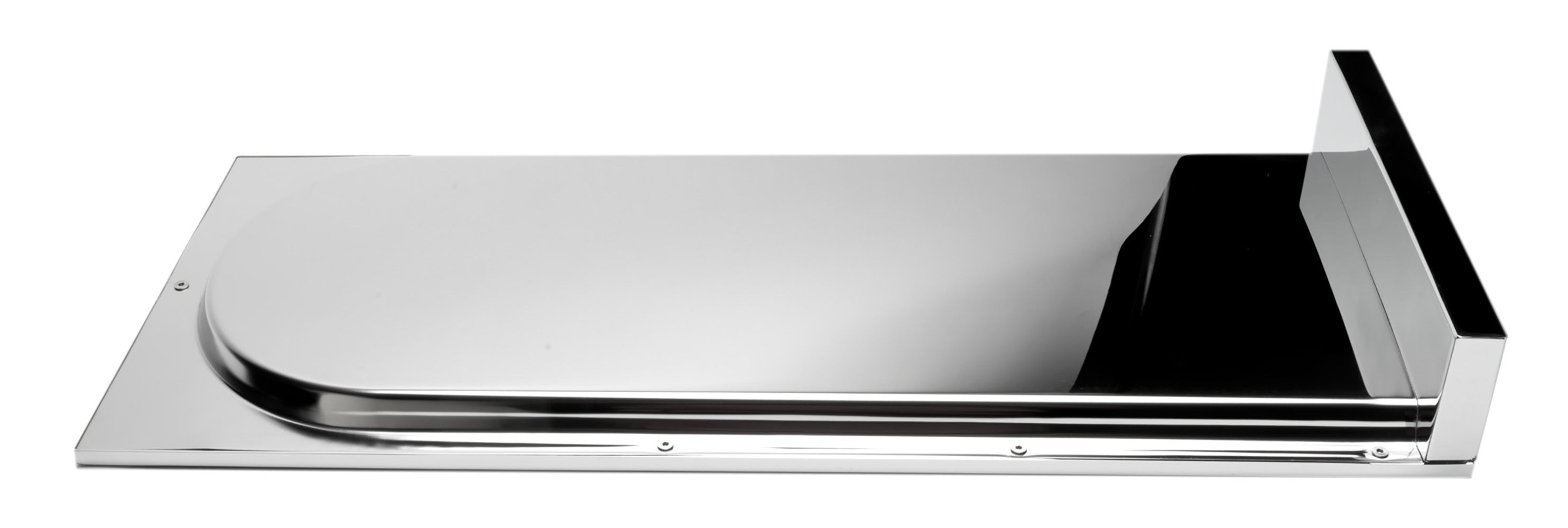 Alternate Image for ALFI brand RAIN10SW-PC Polished Chrome 10" Wall-Mounted Square Waterfall Rain Shower Head, Brass