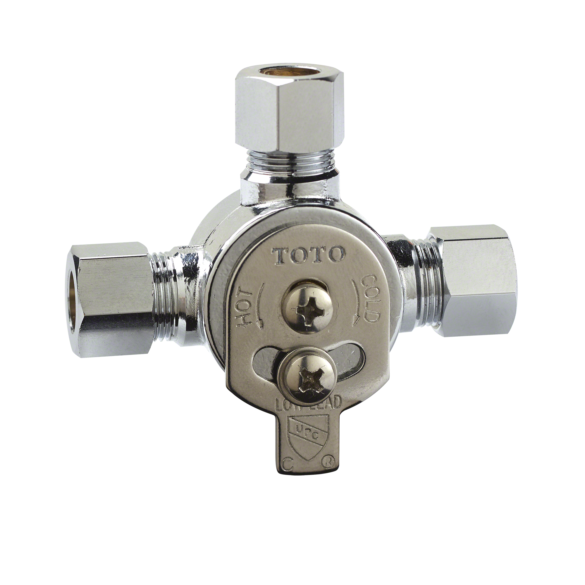 TOTO Standard ECOPOWER 0.35 GPM Electronic Touchless Sensor Bathroom Faucet with Mixing Valve, Polished Chrome, Brass, TEL103-D20EM#CP