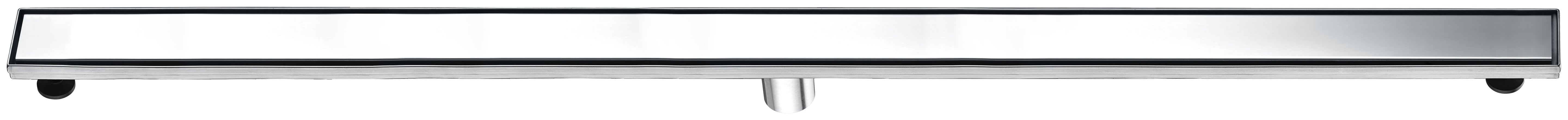 Alternate Image for ALFI brand ABLD59B-PSS 59" Polished Stainless Steel Linear Shower Drain with Solid Cover