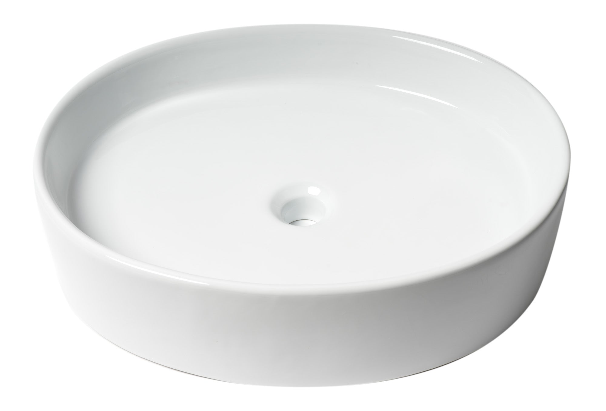 Alternate Image for ALFI brand 21.63" x 17.5" Oval Above Mount Porcelain Bathroom Sink, White, No Faucet Hole, ABC911