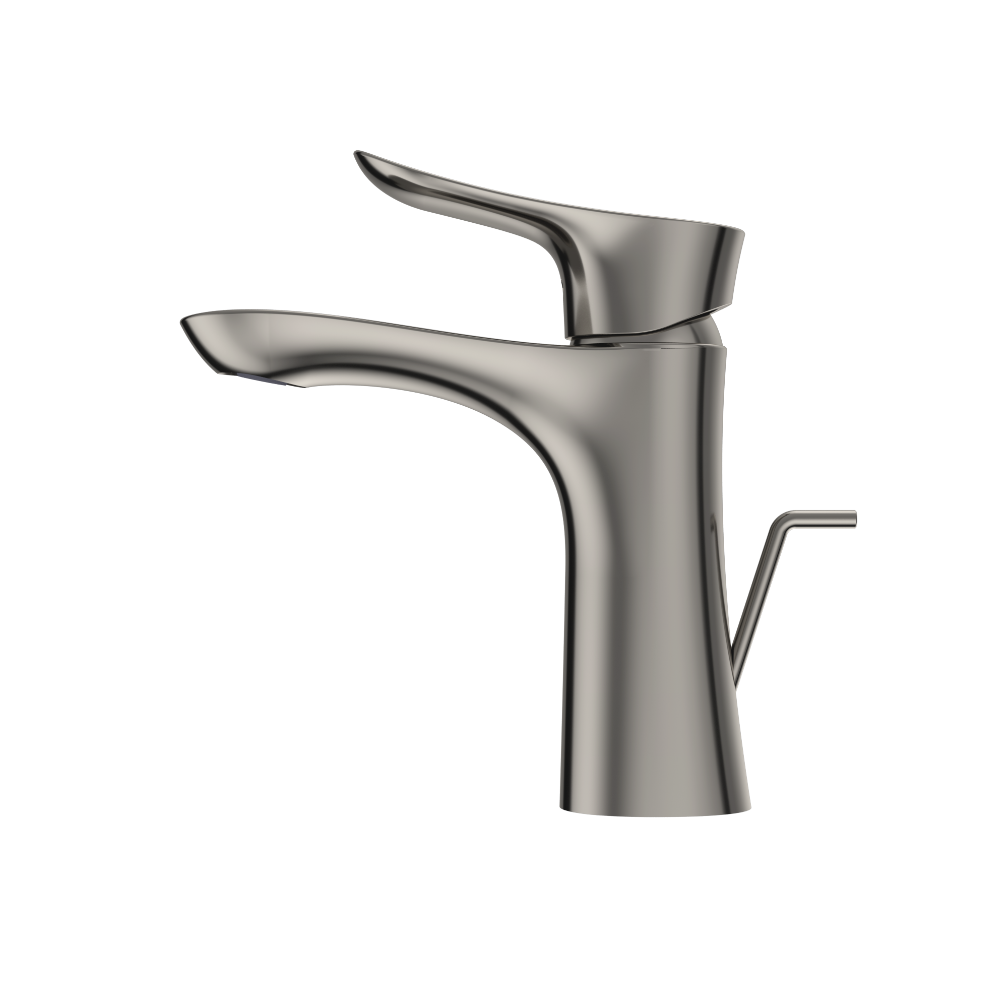 Alternate Image for TOTO GO 1.2 GPM Single Handle Bathroom Sink Faucet with COMFORT GLIDE Technology and Drain Assembly, Polished Nickel, Brass, TLG01301U#PN