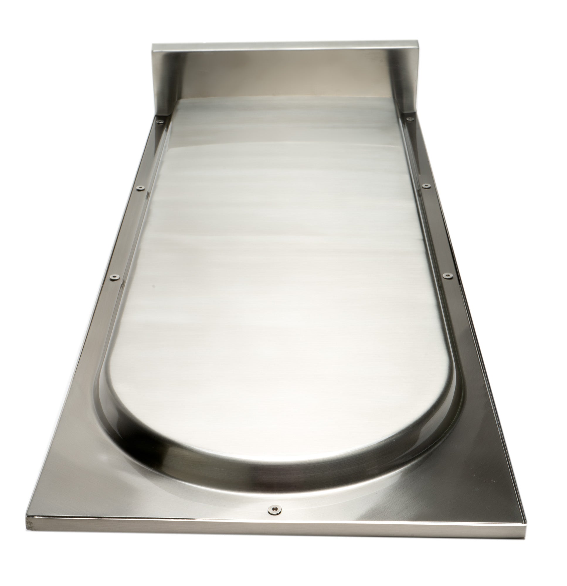 Alternate Image for ALFI brand RAIN10SW-BN Brushed Nickel 10" Wall-Mounted Square Waterfall Rain Shower Head, Brass