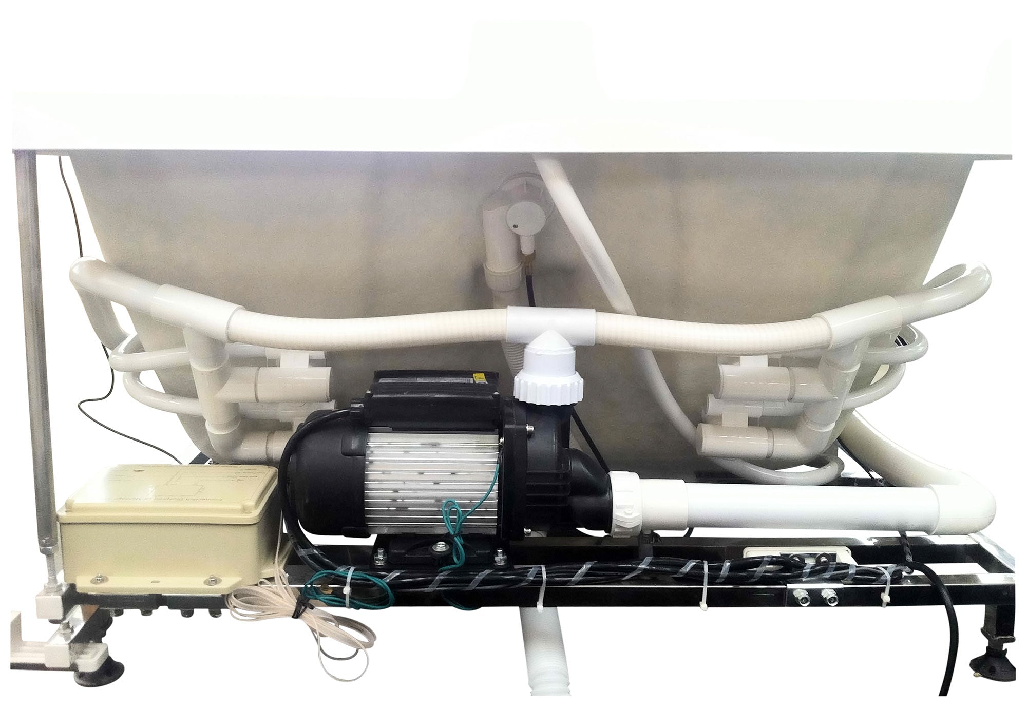 Alternate Image for Eago 71" Acrylic Corner Neo-angle Round Bathtub, White, AM124ETL-L