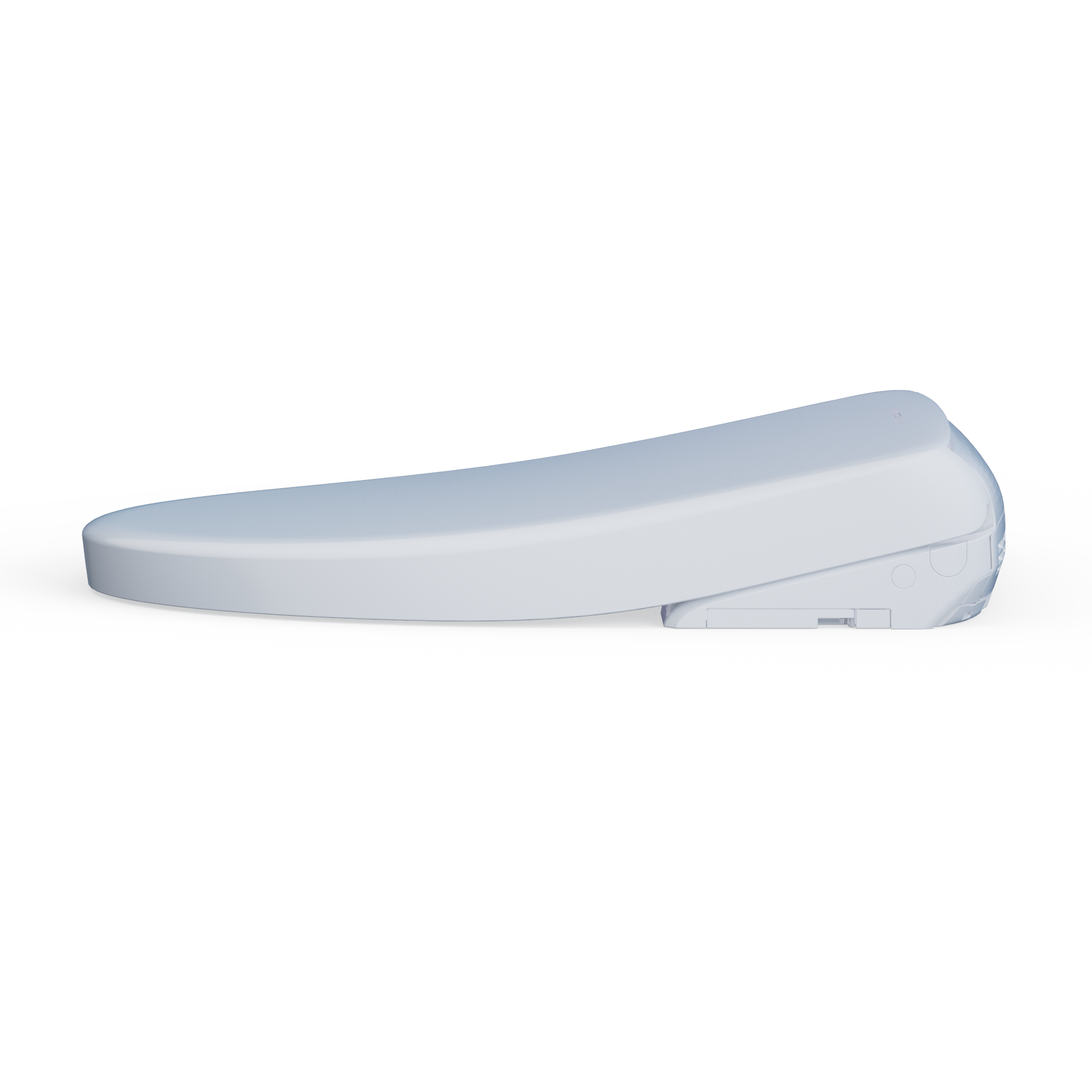 Alternate Image for TOTO S7 WASHLET+ Electronic Bidet Toilet Seat with EWATER+ Bowl and Wand Cleaning and Contemporary Lid, Elongated, Cotton White, Plastic, SW4726AT40#01