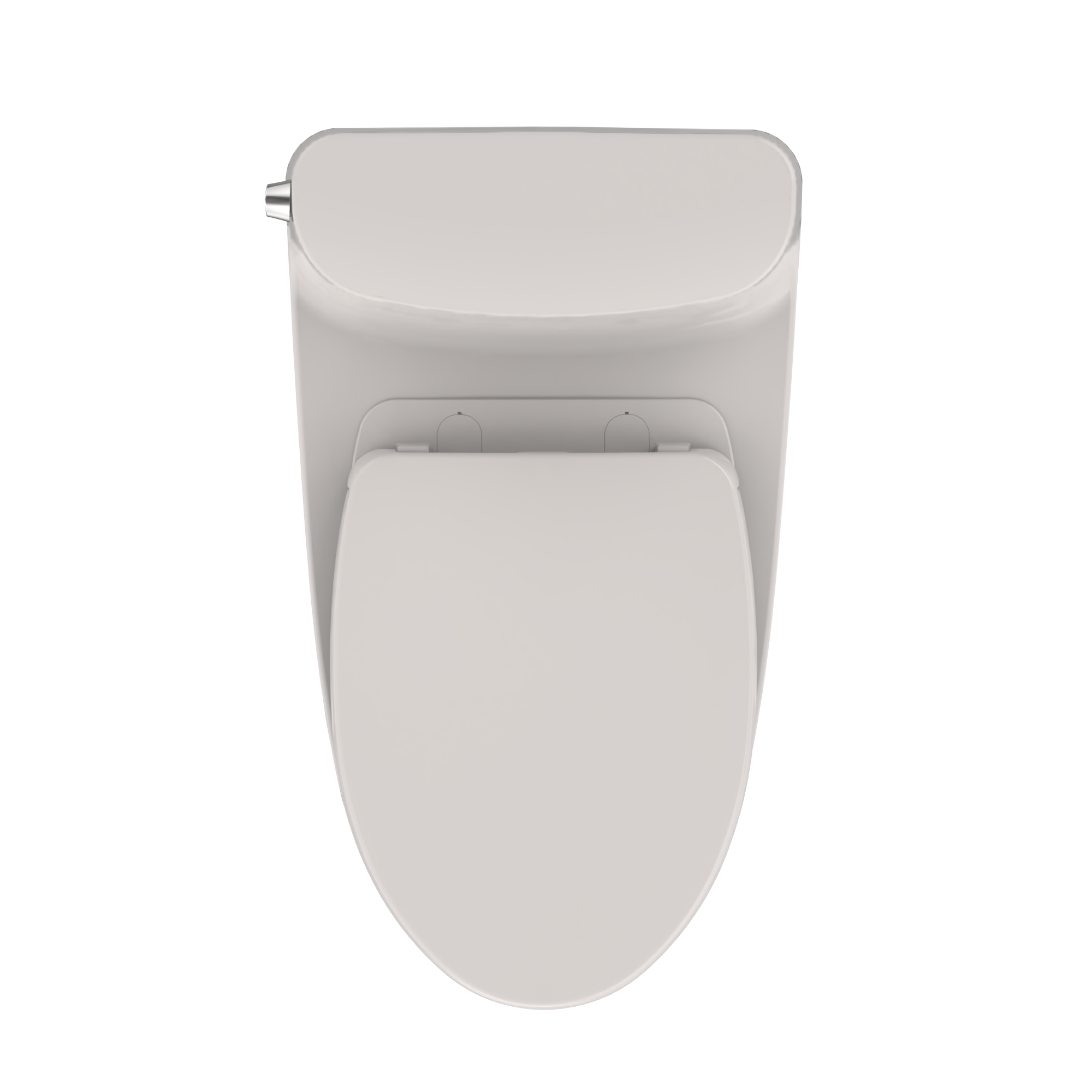 Alternate Image for TOTO Nexus One-Piece Elongated 1.28 GPF Universal Height Toilet with CEFIONTECT and SS124 SoftClose Seat, WASHLET+ Ready, Colonial White, Vitreous China, MS642124CEFG#11