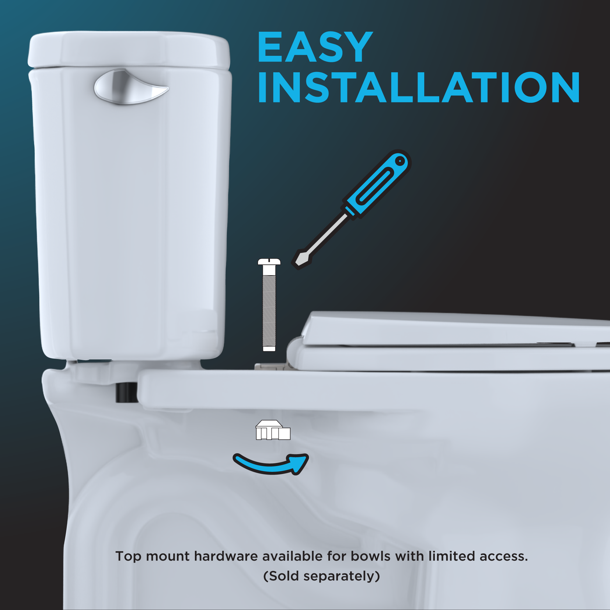 Alternate Image for TOTO SoftClose Non Slamming, Slow Close Round Toilet Seat and Lid, Bone, Plastic, SS113#03