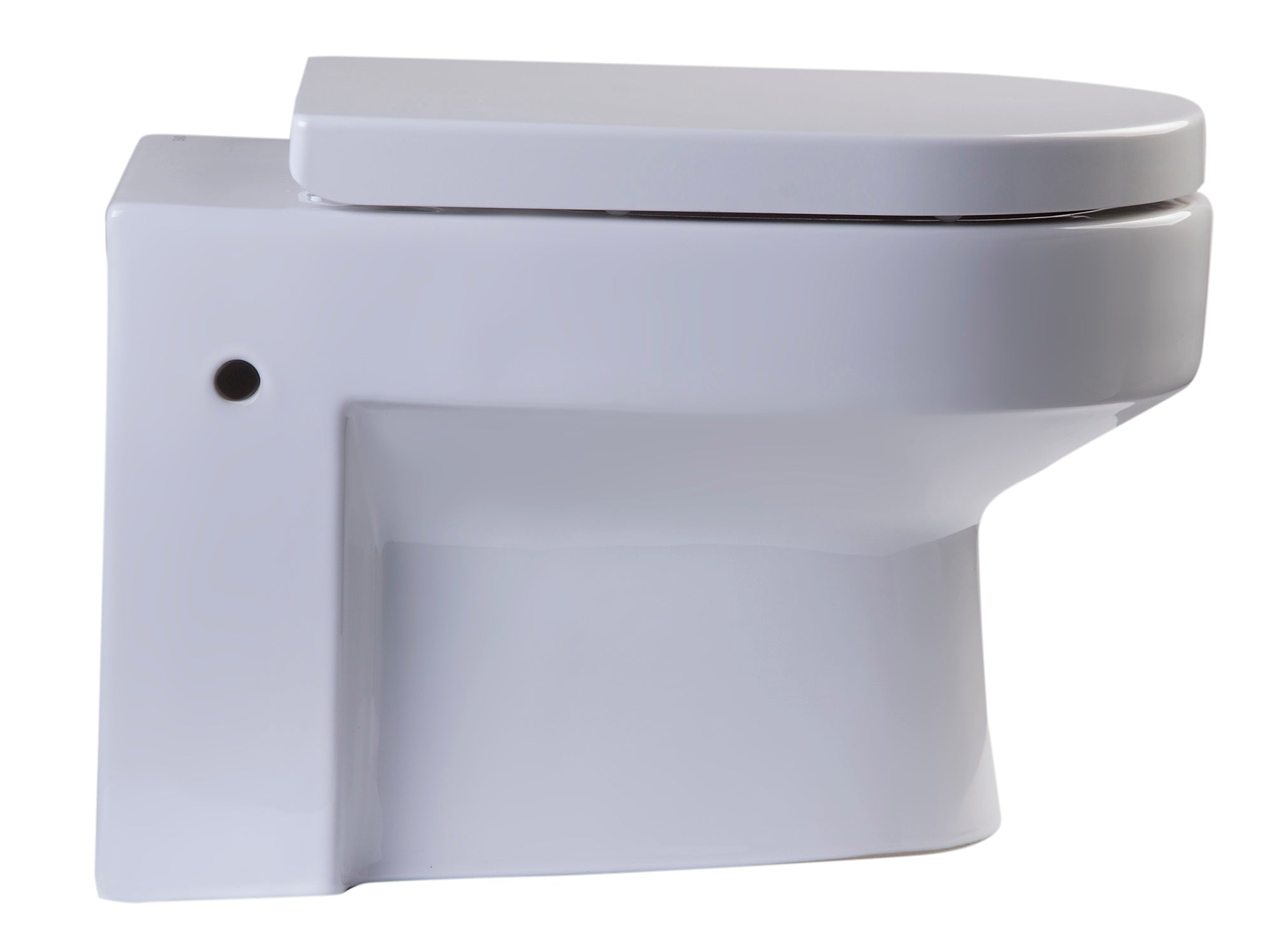 Alternate Image for EAGO Plastic, White, R-101SEAT Replacement Soft Closing Toilet Seat for WD101