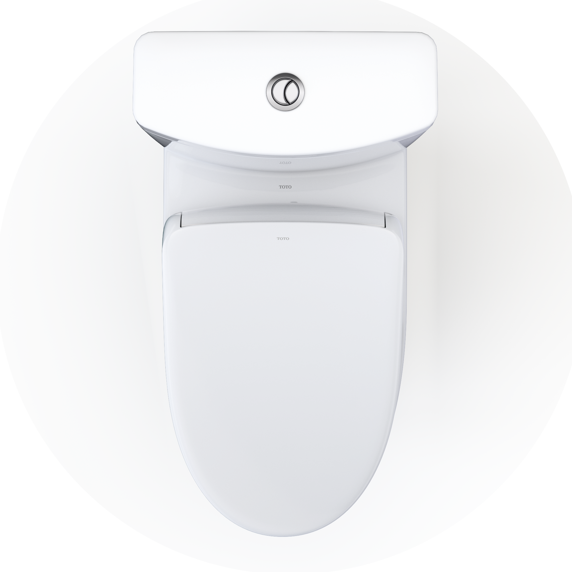 Alternate Image for TOTO WASHLET+ Aquia IV Two-Piece Elongated Dual Flush 1.28 and 0.9 GPF Toilet, Auto Flush S7A Contemporary Bidet Seat, Cotton White, Vitreous China, MW4464736CEMGNA#01