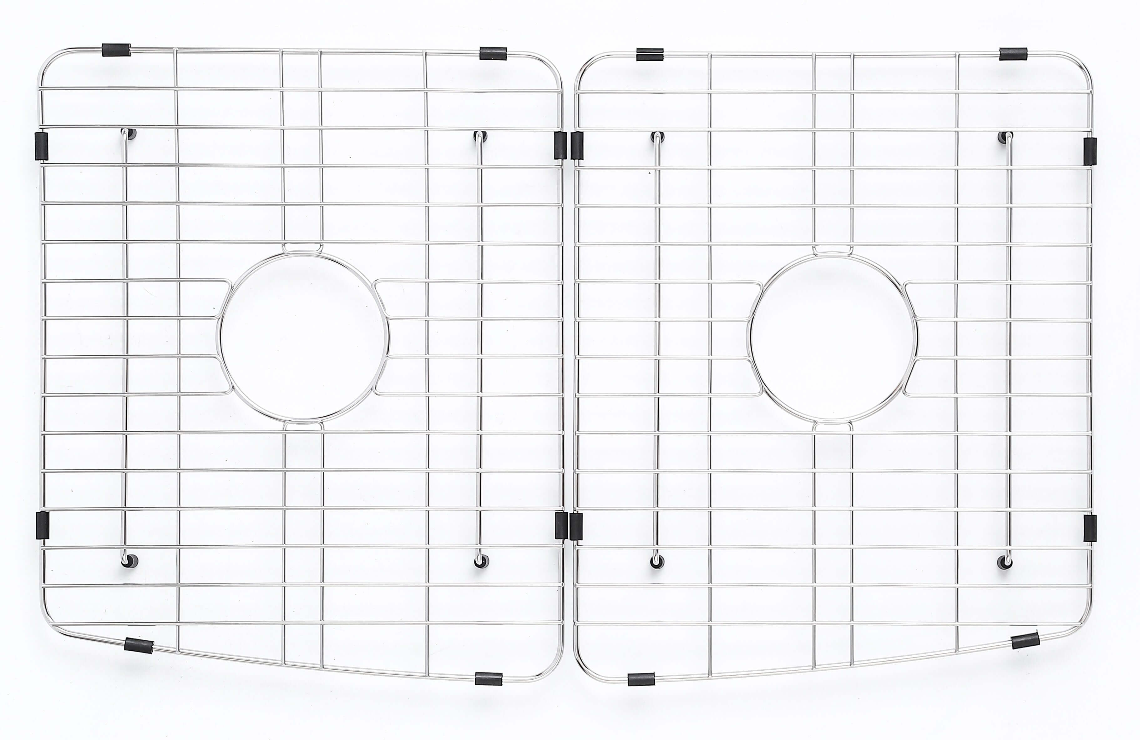 Alternate Image for ALFI brand 33" Fireclay Farmhouse Sink with Accessories, 50/50 Double Bowl, White, ABFC3320D-W
