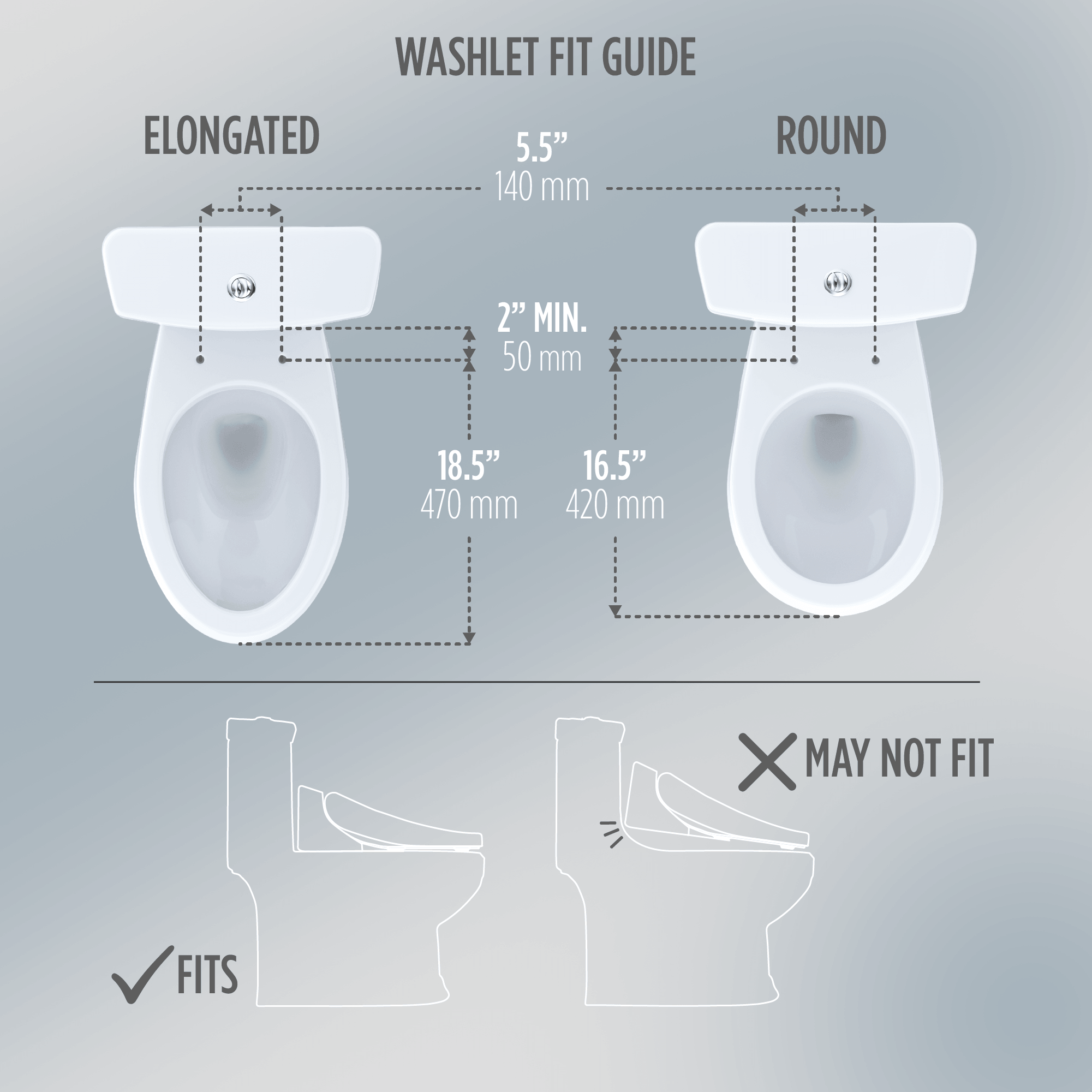 Alternate Image for TOTO S7A WASHLET+ Electronic Bidet Toilet Seat with EWATER+ Bowl and Wand Cleaning, Auto Open and Close Contemporary Lid, Elongated, Cotton White, Plastic, SW4736AT40#01