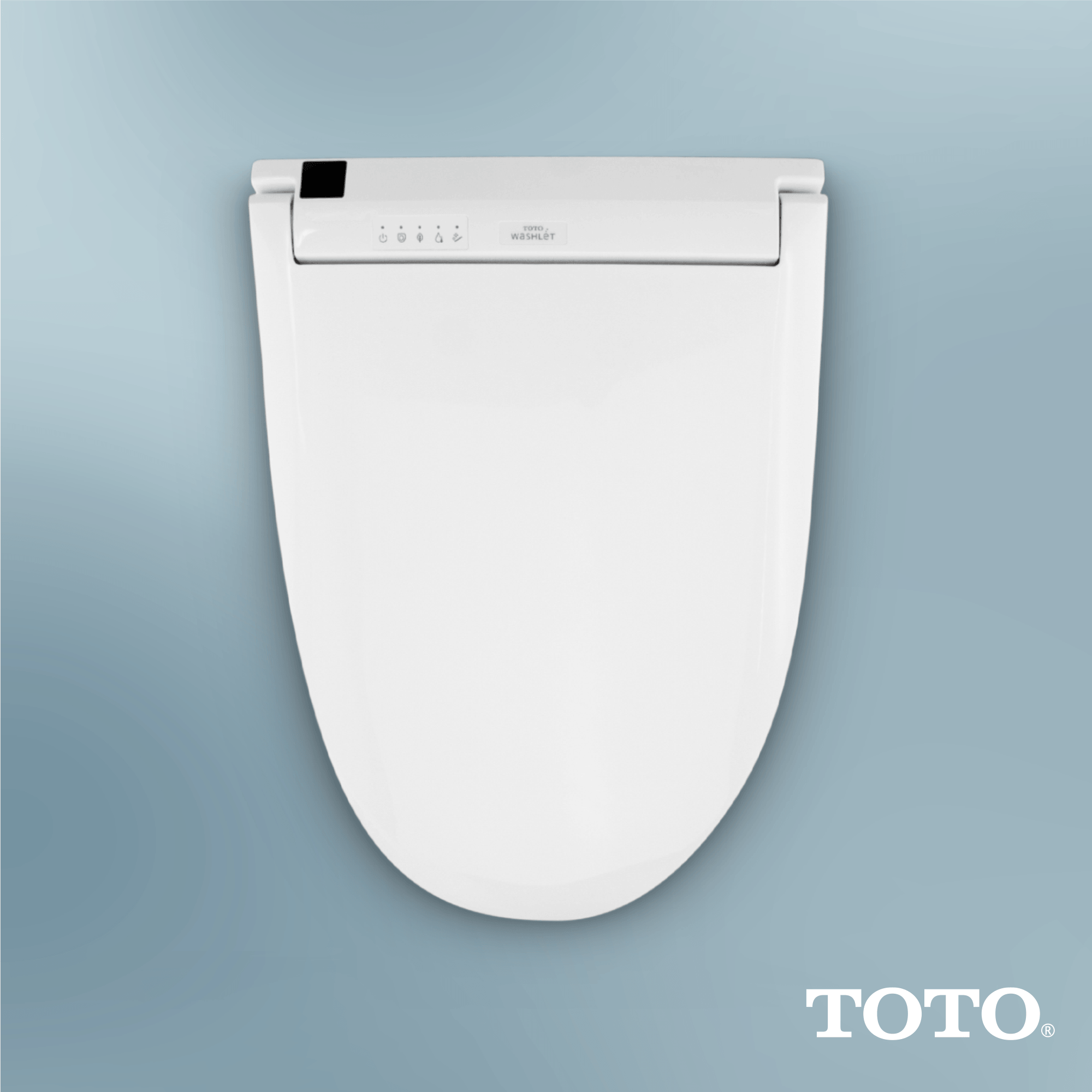 Alternate Image for TOTO WASHLET C5 Electronic Bidet Toilet Seat with PREMIST and EWATER+ Wand Cleaning, Elongated, Cotton White, Plastic, SW3084#01