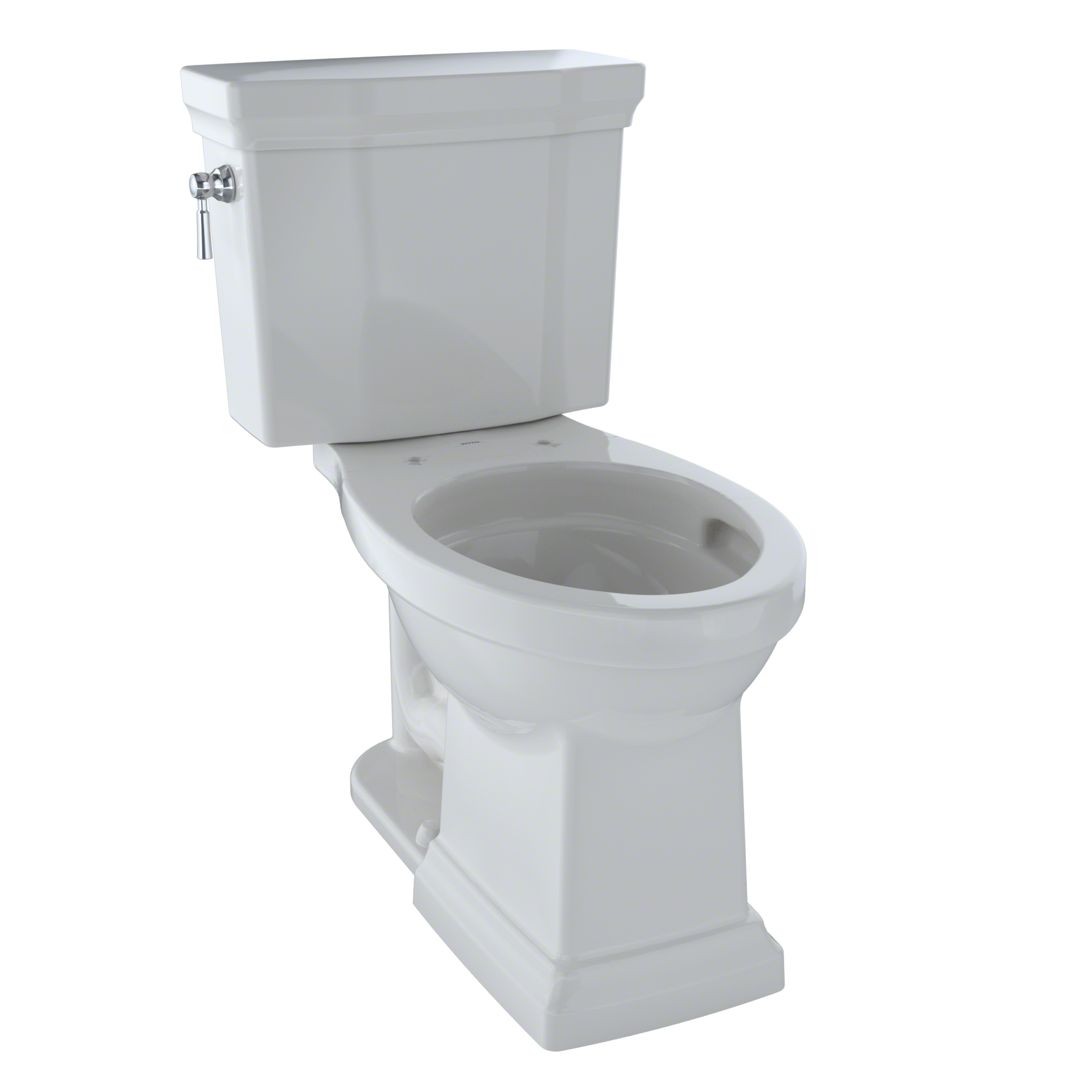 Alternate Image for TOTO Promenade II Two-Piece Elongated 1.28 GPF Universal Height Toilet with CEFIONTECT, Colonial White, Vitreous China, CST404CEFG#11