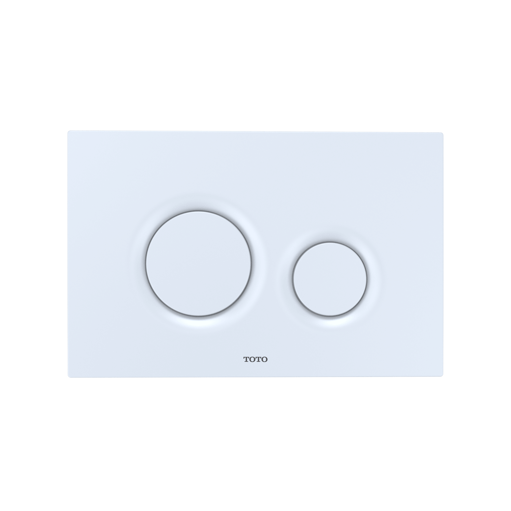 Alternate Image for TOTO RP Wall-Hung D-Shape Toilet and DuoFit In-Wall 1.28 and 0.9 GPF Dual-Flush Tank System with Copper Supply, White Matte, Vitreous China|Steel|Plastic, CWT447247CMFG#WH