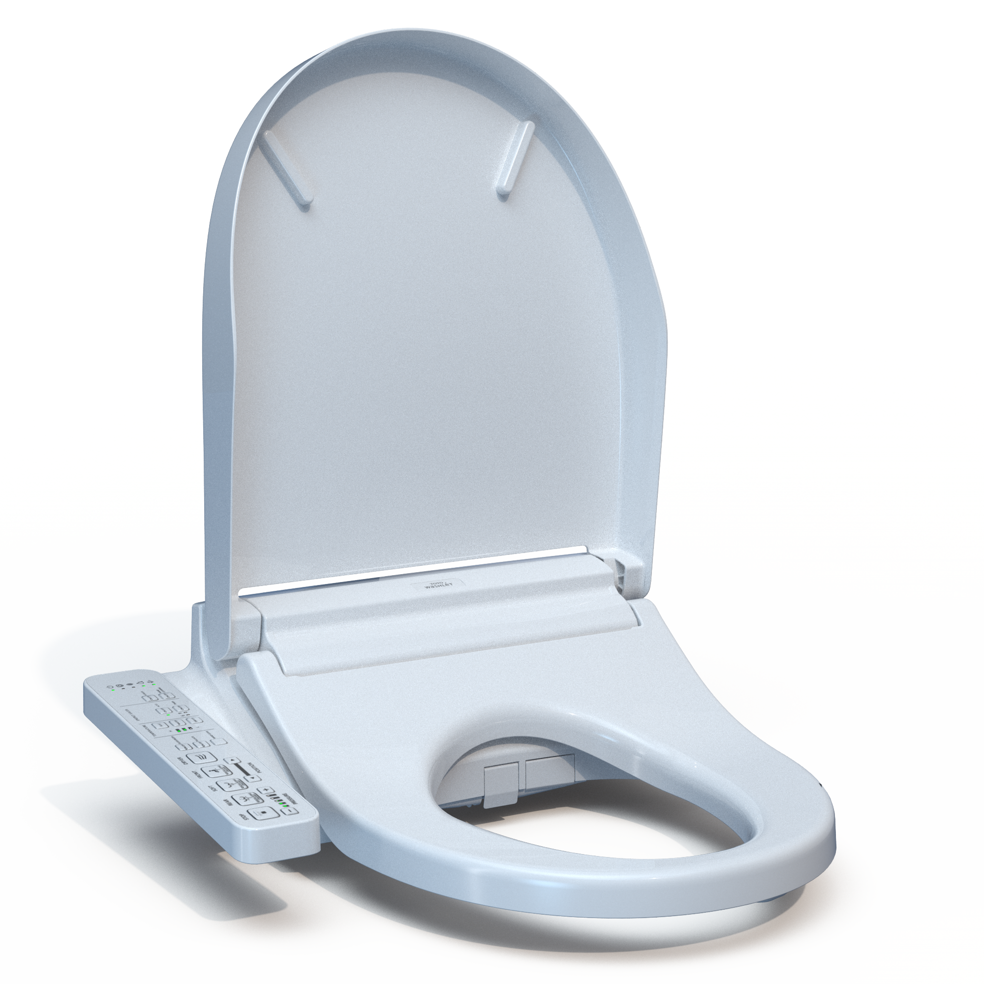 Alternate Image for TOTO WASHLET C2 Electronic Bidet Toilet Seat with PREMIST and EWATER+ Wand Cleaning, Round, Cotton White, Plastic, SW3073#01