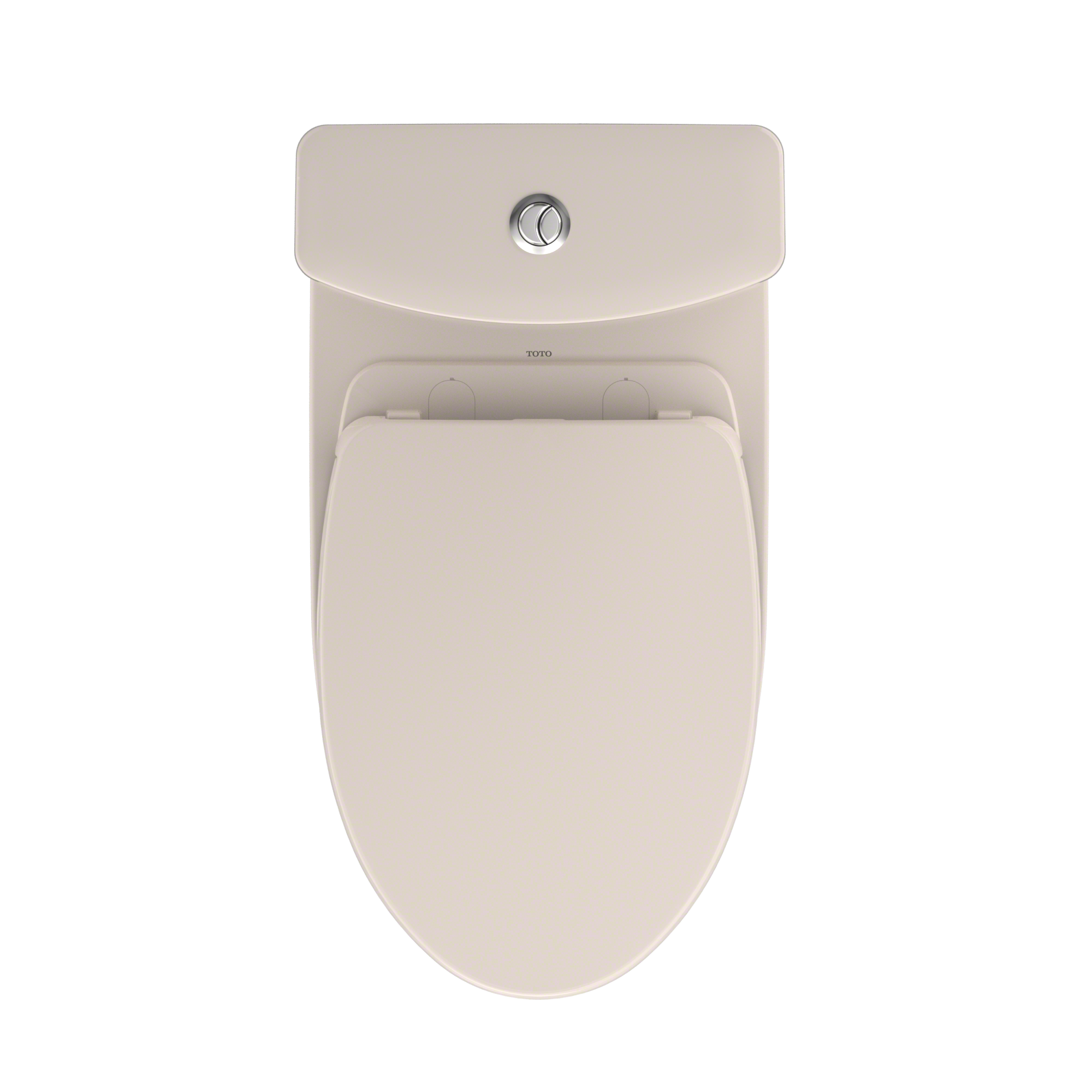 Alternate Image for TOTO Aquia IV Two-Piece Elongated Dual Flush 1.28 and 0.9 GPF Universal Height Toilet with CEFIONTECT, WASHLET+ Ready, Sedona Beige, Vitreous China, MS446124CEMFGN#12