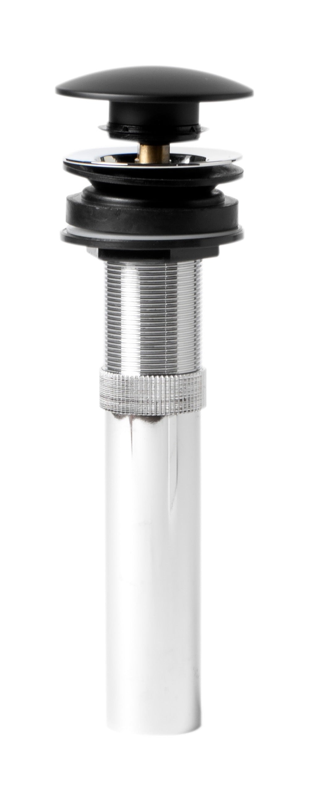 Alternate Image for ALFI brand Brass, AB9055-BM Black Matte Pop Up Drain without Overflow