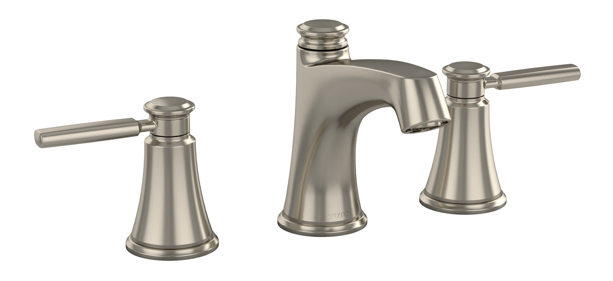 Alternate Image for TOTO Keane Two Handle Widespread 1.2 GPM Bathroom Sink Faucet, Brushed Nickel, Brass, TL211DD12R#BN