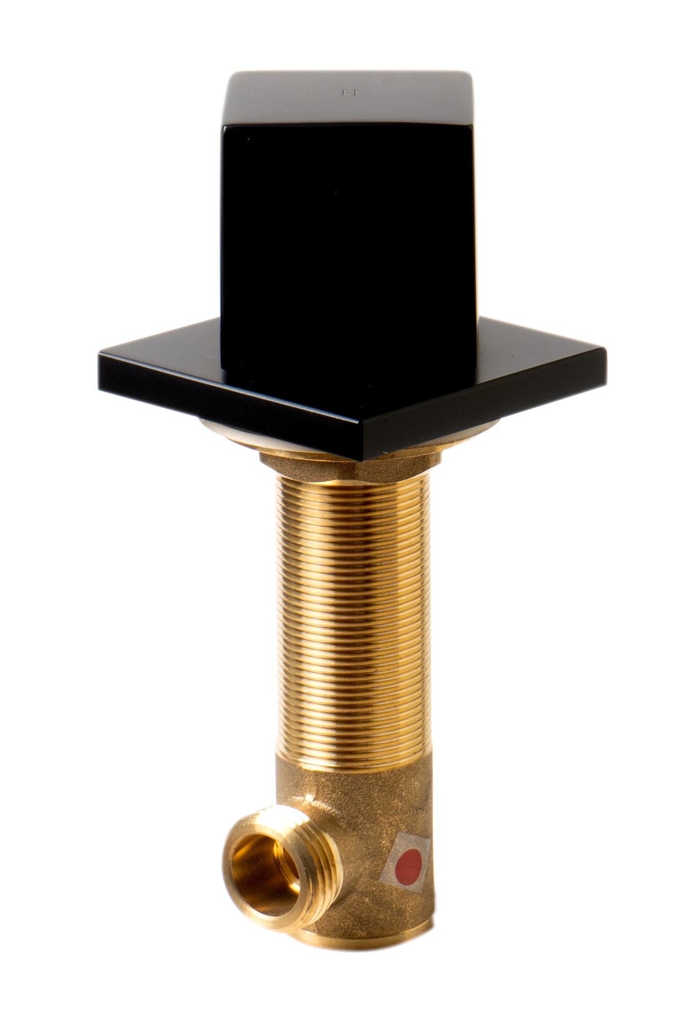 Alternate Image for ALFI brand 1.2 GPM Cube Curved Spout Bathroom Faucet, Modern, Black Matte, AB1326-BM