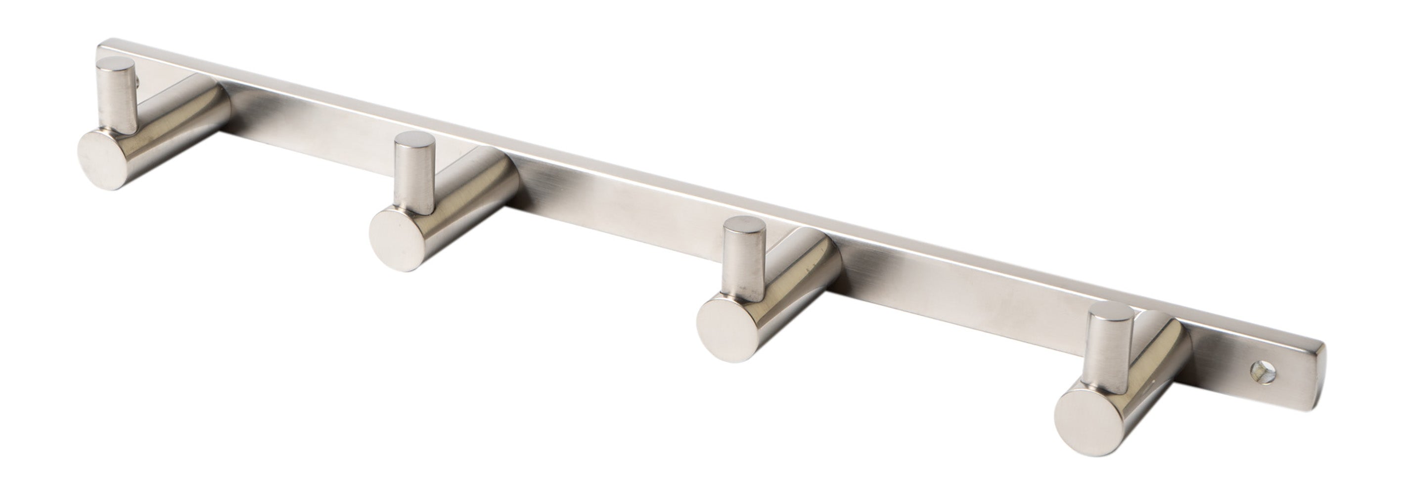 ALFI brand AB9528-BN Brushed Nickel Wall Mounted 4 Prong Robe / Towel Hook, Brass
