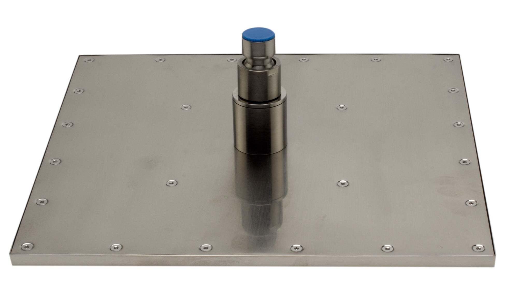 Alternate Image for ALFI brand LED12S-BN Brushed Nickel 12" Square Multi Color LED Rain Shower Head, Brass