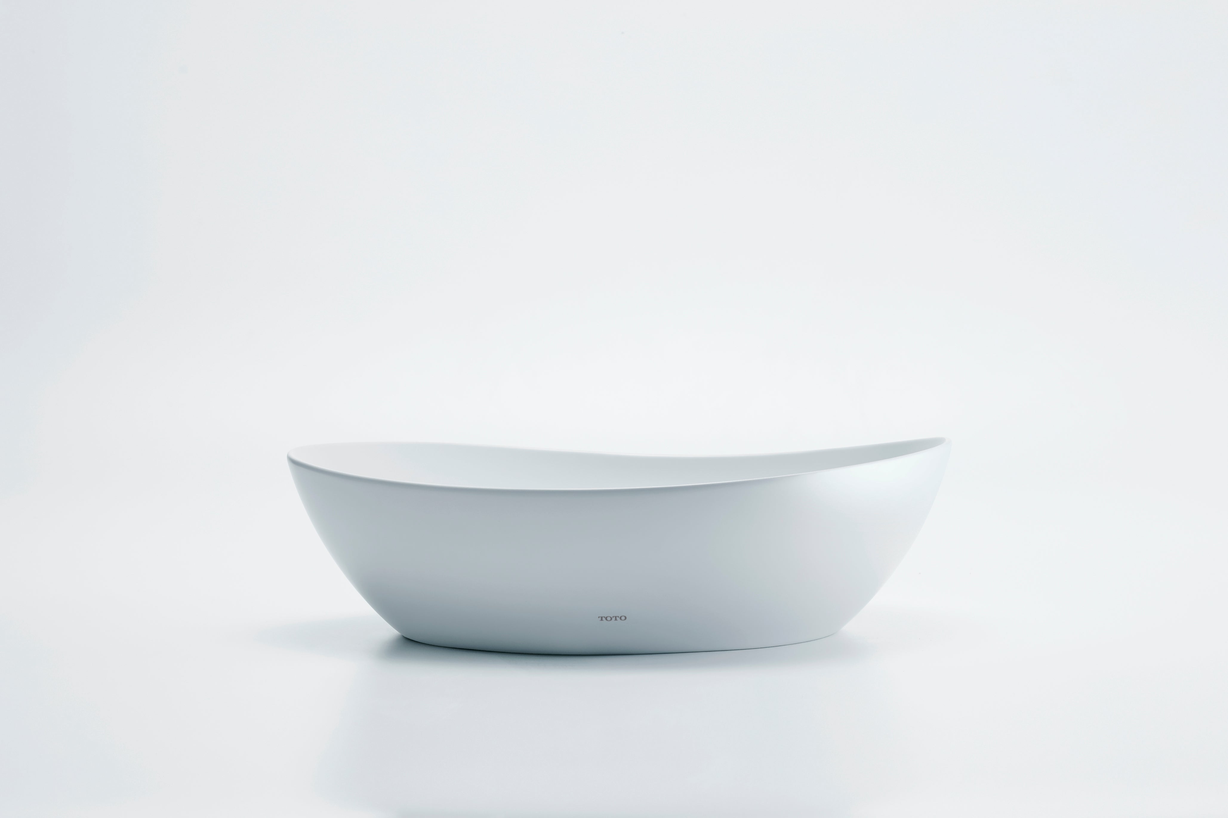 Alternate Image for TOTO Kiwami Asymmetrical Vessel Bathroom Sink with CEFITONTECT, Cotton White, Ceramic, LT477G#01
