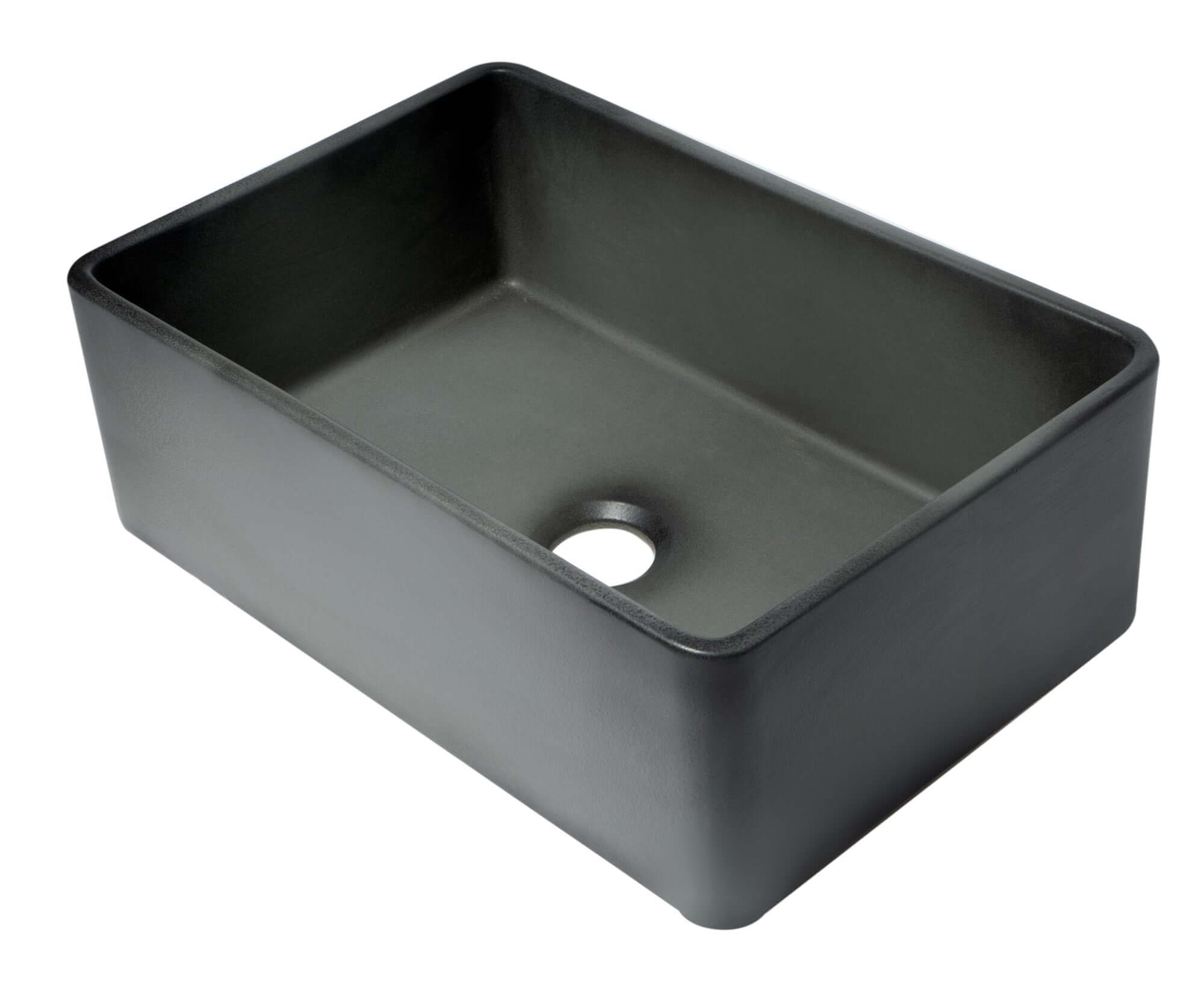 Alternate Image for ALFI brand 30" Fireclay Farmhouse Sink, Concrete, ABCO3020SB