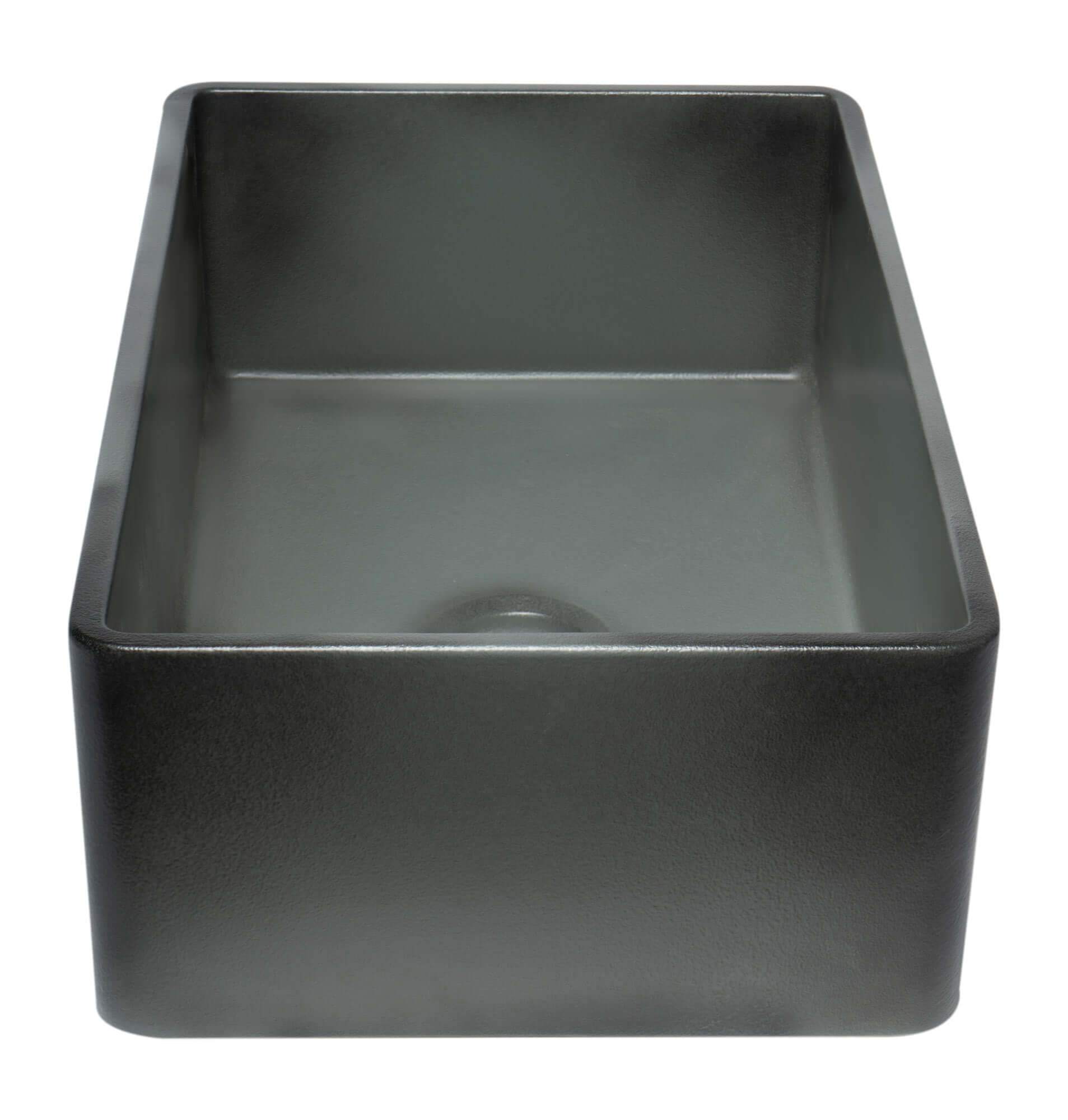 Alternate Image for ALFI brand 33" Fireclay Farmhouse Sink, Concrete, ABCO3320SB