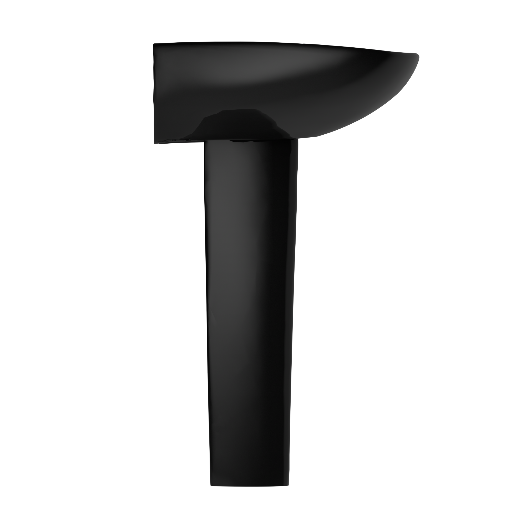 Alternate Image for TOTO Supreme Oval Basin Pedestal Bathroom Sink for Single Hole Faucets, Ebony, Vitreous China, LPT241#51