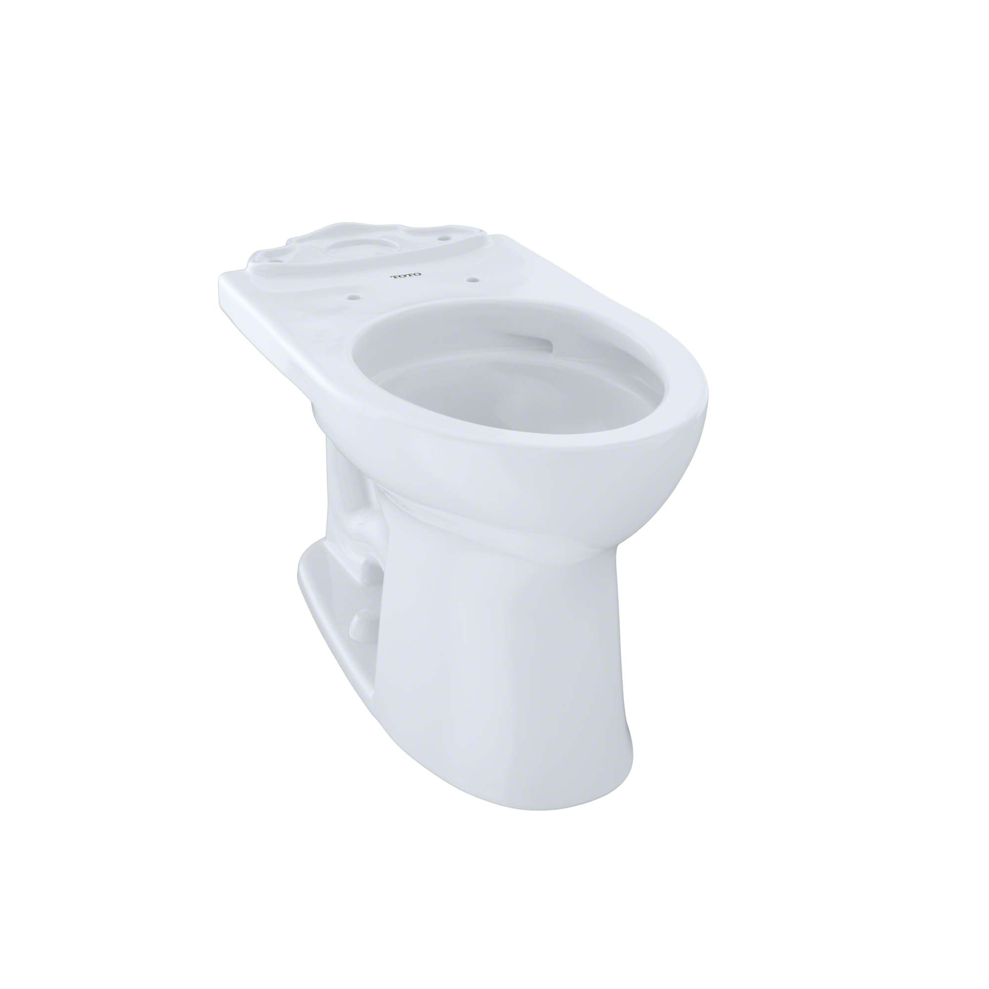 TOTO Drake II Universal Height Elongated Toilet Bowl with CEFIONTECT, Cotton White, Vitreous China, C454CUFG#01