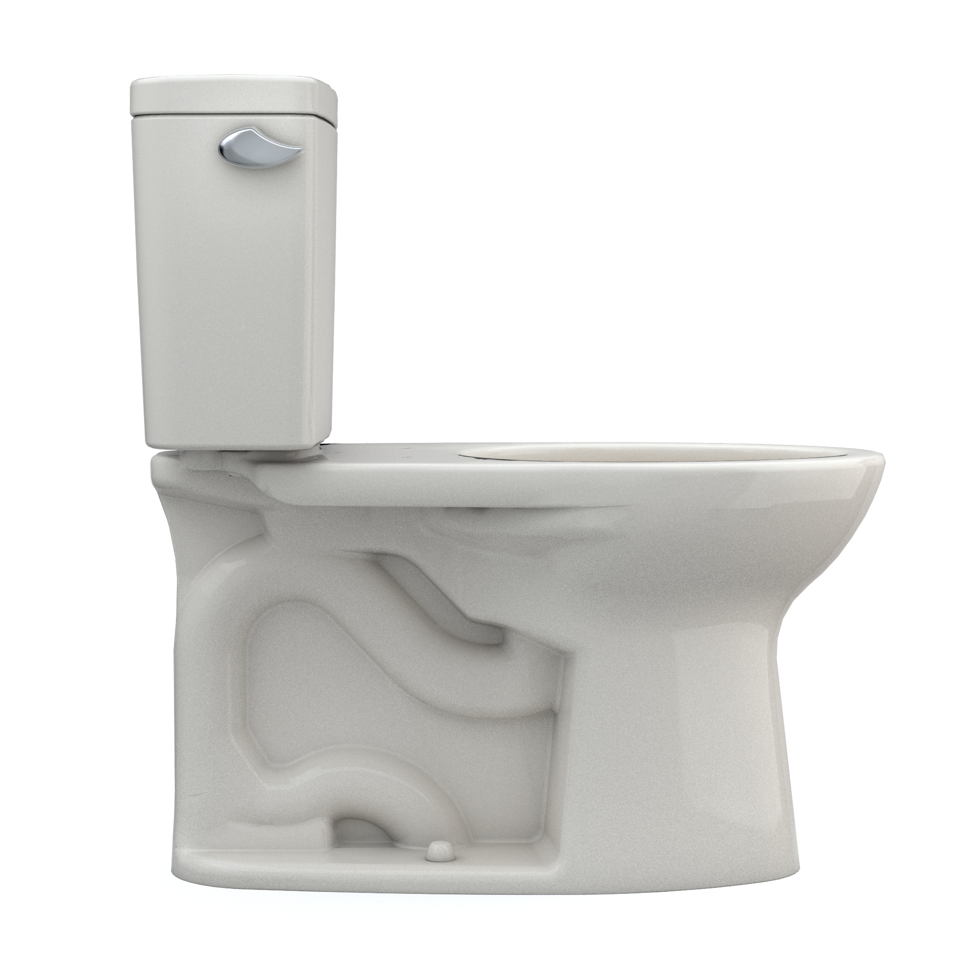 Alternate Image for TOTO Drake Two-Piece Elongated 1.28 GPF TORNADO FLUSH Toilet with CEFIONTECT, Sedona Beige, Vitreous China, CST776CEG#12