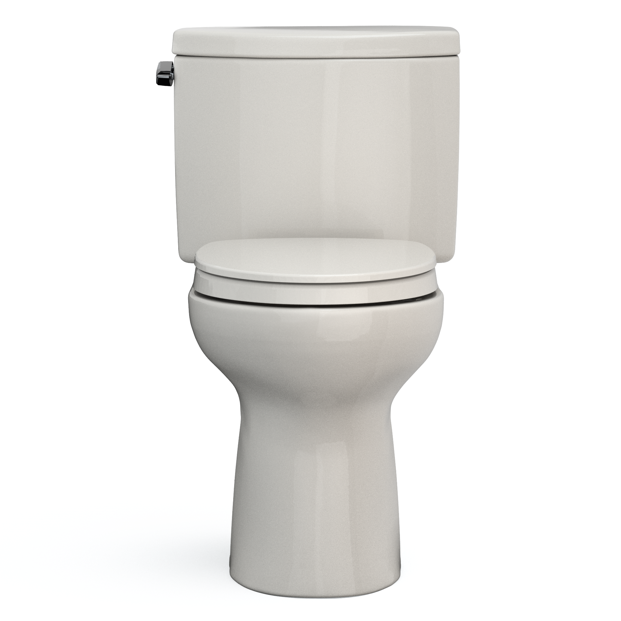 Alternate Image for TOTO Drake II Two-Piece Elongated 1.28 GPF Universal Height Toilet with CEFIONTECT and SS124 SoftClose Seat, WASHLET+ Ready, Sedona Beige, Vitreous China|Plastic, MS454124CEFG#12