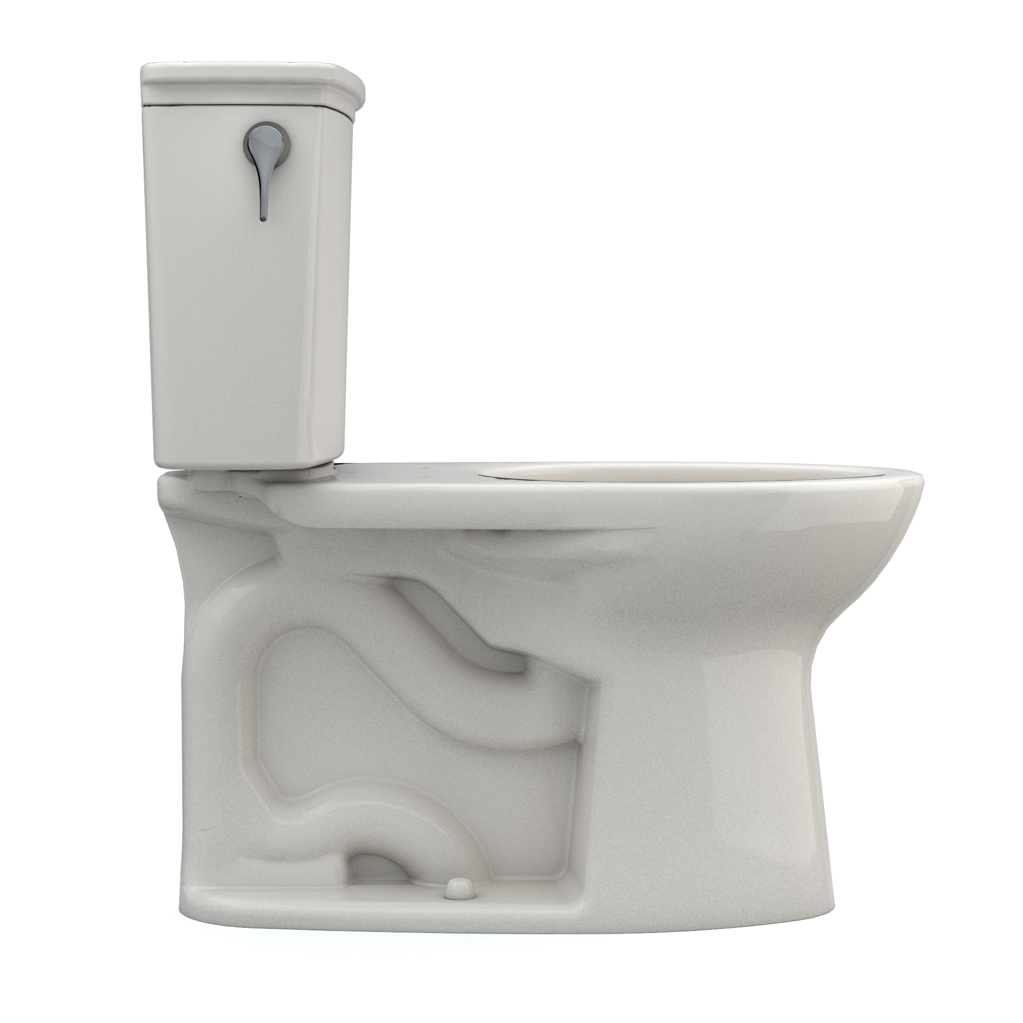 Alternate Image for TOTO Drake Transitional Two-Piece Elongated 1.28 GPF Universal Height TORNADO FLUSH Toilet with CEFIONTECT, Sedona Beige, Vitreous China, CST786CEFG#12
