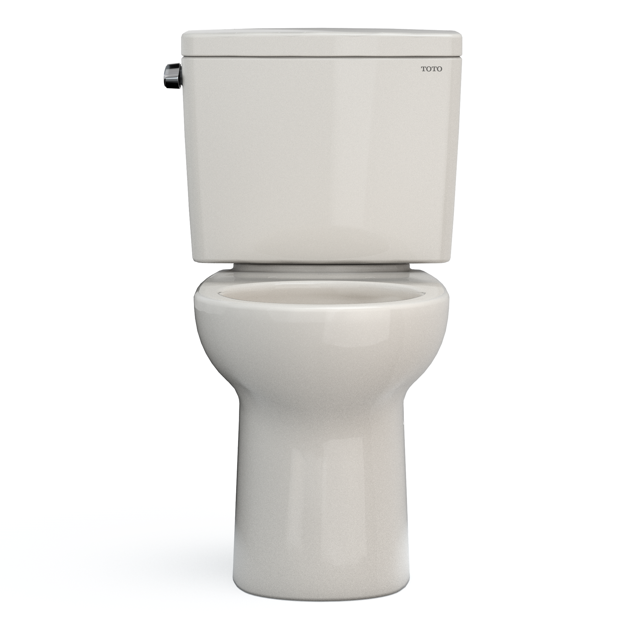 Alternate Image for TOTO Drake Two-Piece Round 1.6 GPF Universal Height TORNADO FLUSH Toilet with CEFIONTECT, Sedona Beige, Vitreous China, CST775CSFG#12