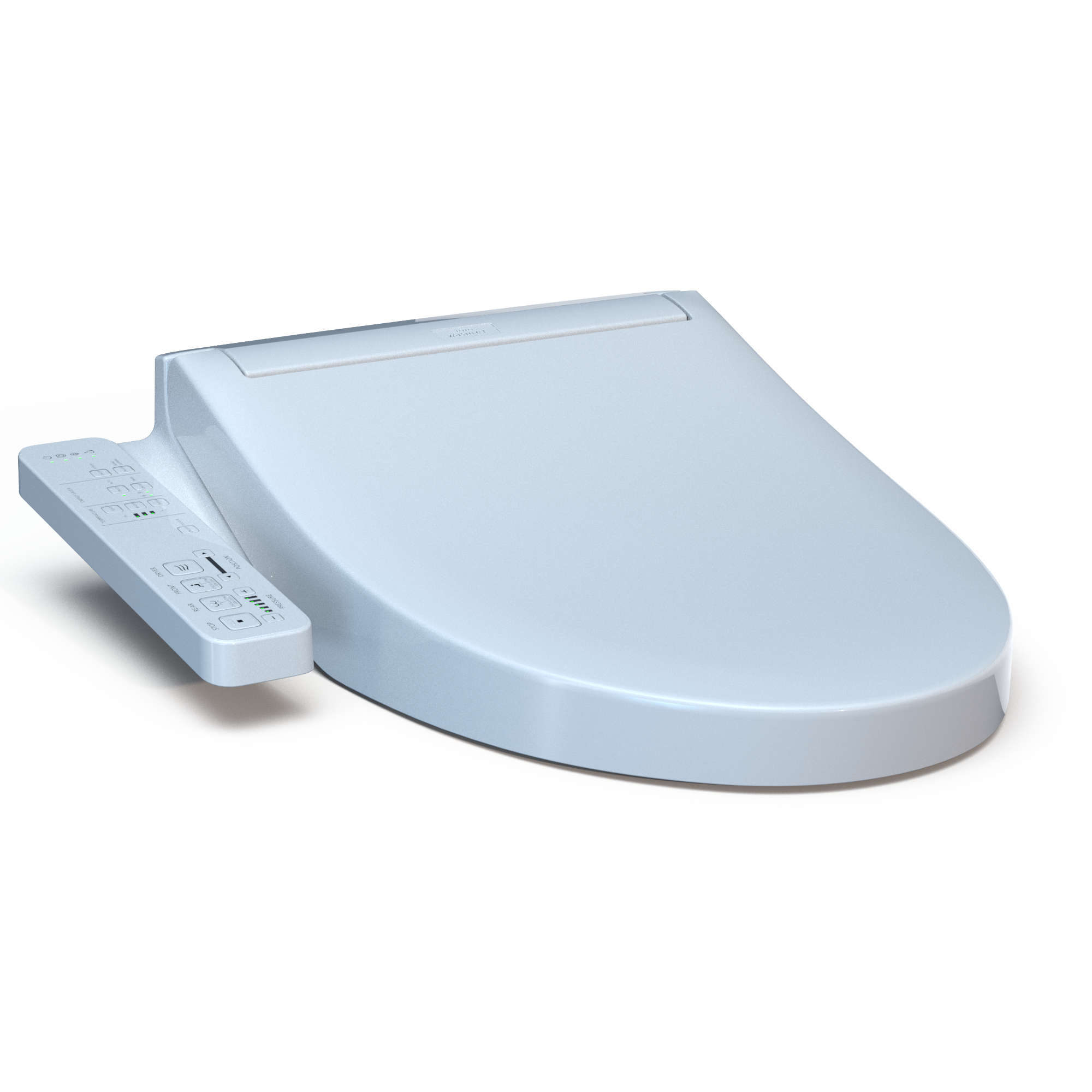 Alternate Image for TOTO WASHLET KC2 Electronic Bidet Toilet Seat with Heated Seat and SoftClose Lid, Elongated, Cotton White, Plastic, SW3024#01