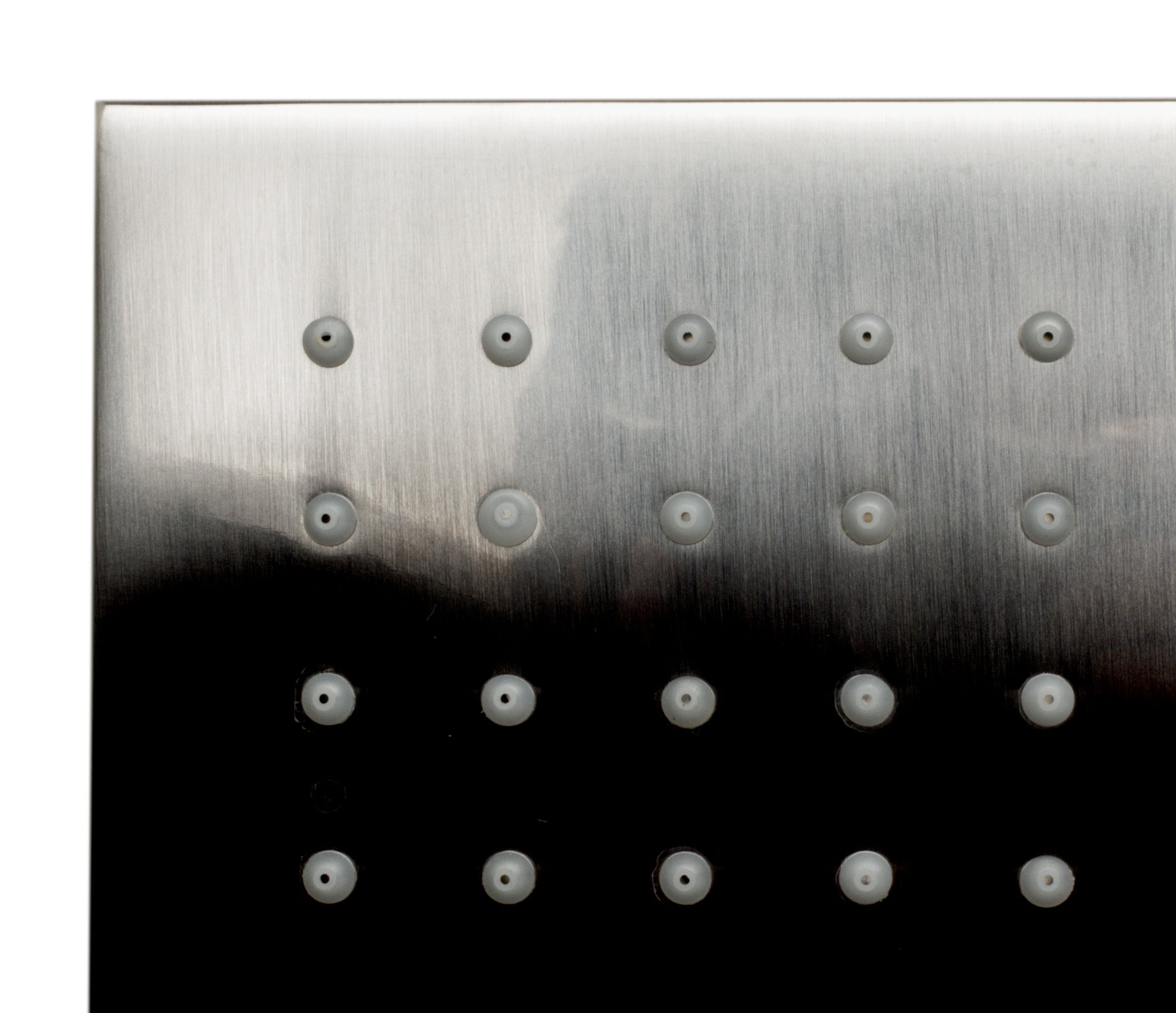 Alternate Image for ALFI brand LED12S-BN Brushed Nickel 12" Square Multi Color LED Rain Shower Head, Brass