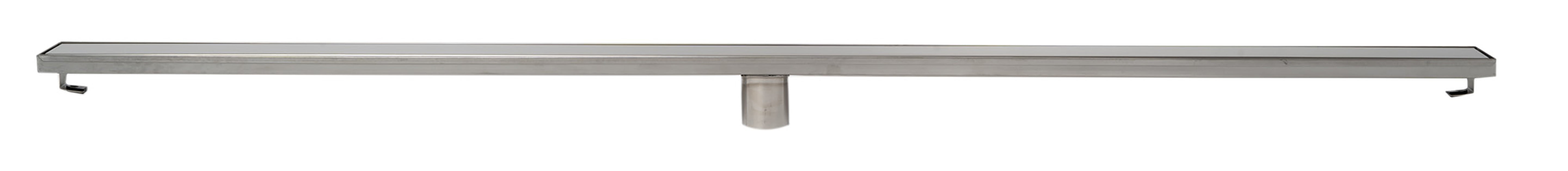 Alternate Image for ALFI brand ABLD59B-BSS 59" Brushed Stainless Steel Linear Shower Drain with Solid Cover
