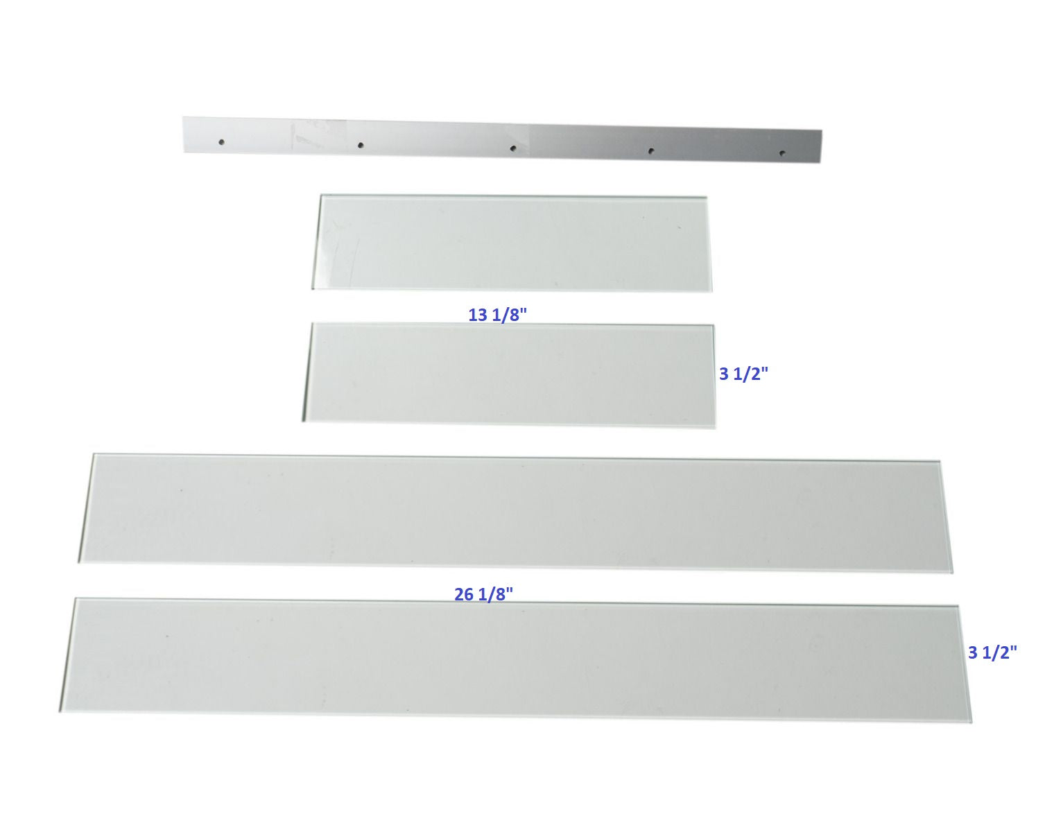 Alternate Image for ALFI brand ABMC4228BT 42" x 28" Triple Door LED Light Bluetooth Medicine Cabinet, Aluminum, Gray