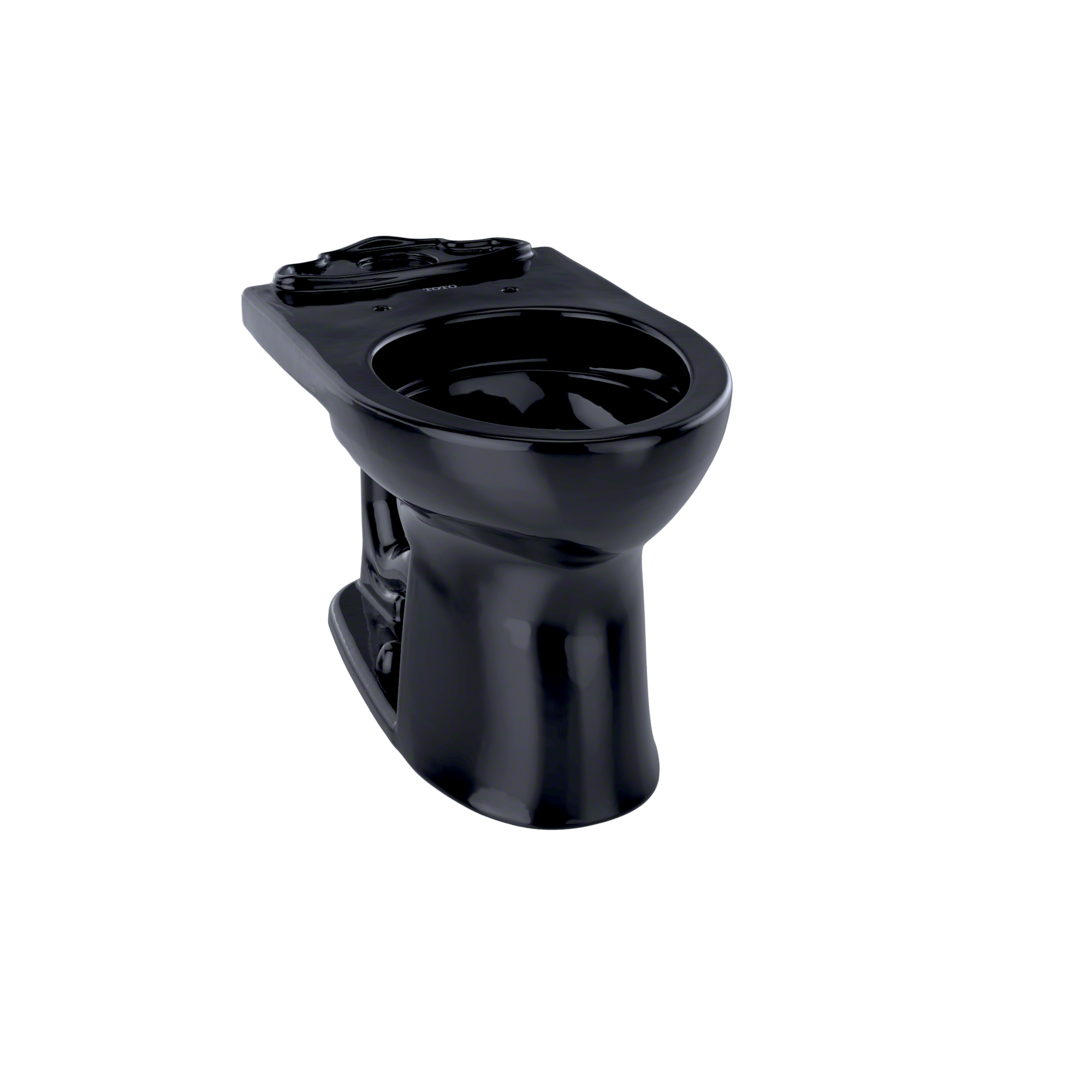 TOTO Drake II Universal Height Round Toilet Bowl, Ebony, Vitreous China, C453CUF#51