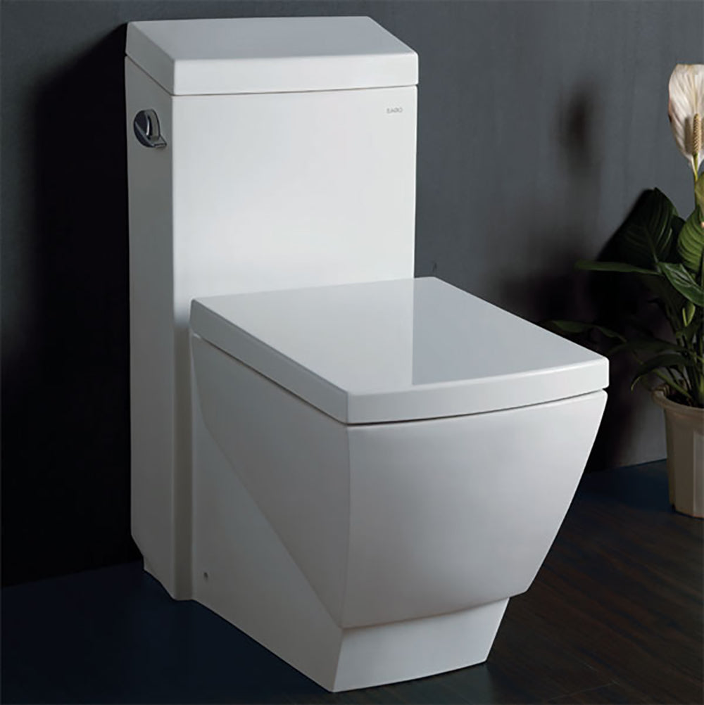 Alternate Image for EAGO Porcelain, White, TB336 One Piece High-Efficiency Low Flush Ceramic Toilet