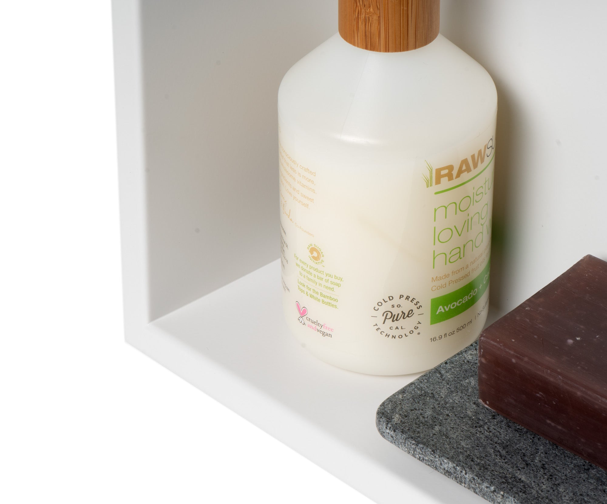 Alternative View of ALFI brand ABNC1212-W 12" x 12" White Matte Stainless Steel Square Single Shelf Bath Shower Niche, 20 Gauge